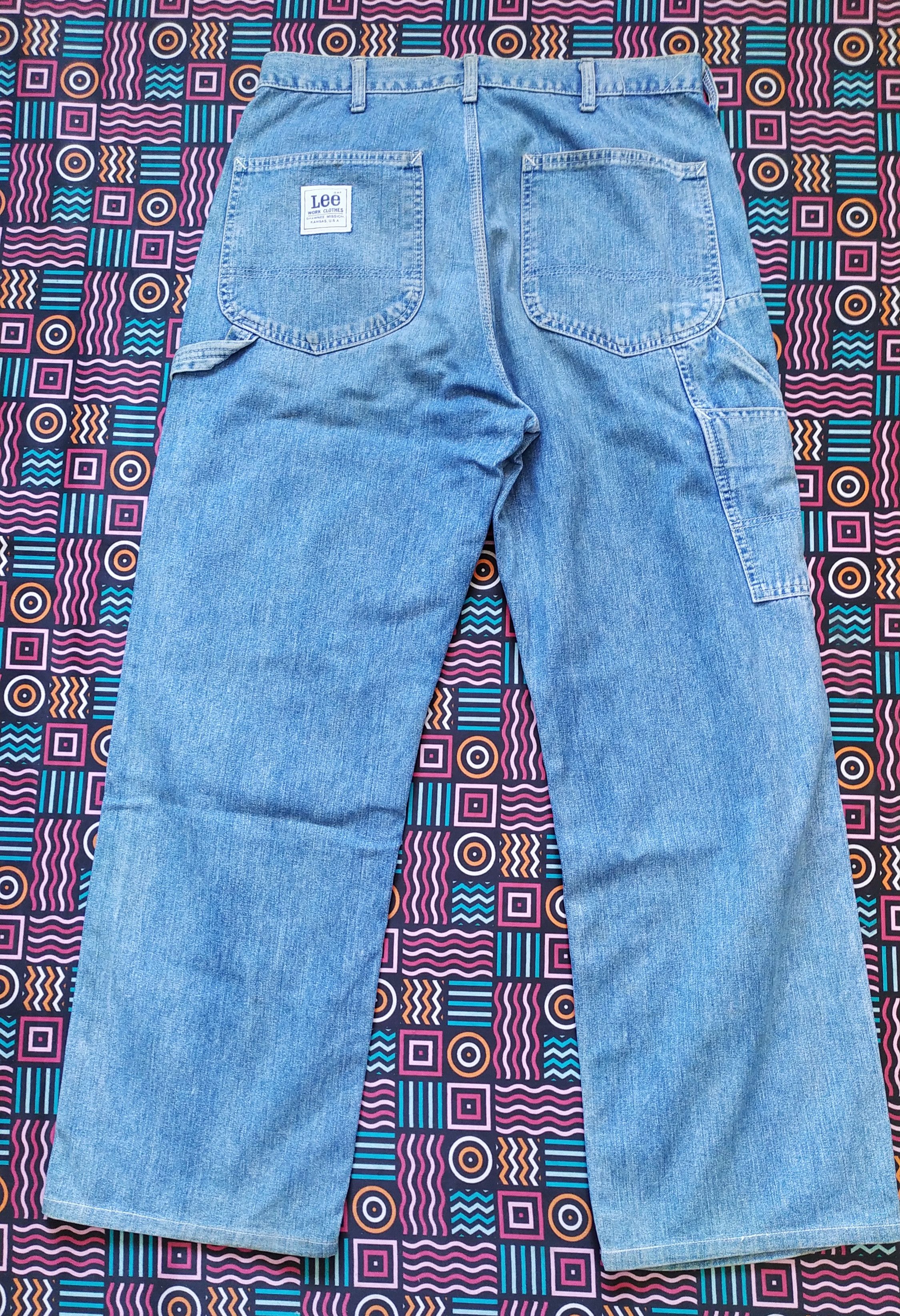 Lee Vintage LEE Workwear Carpenter Denim Pants Size 32 x 33 Size US 33 - 4 Thumbnail