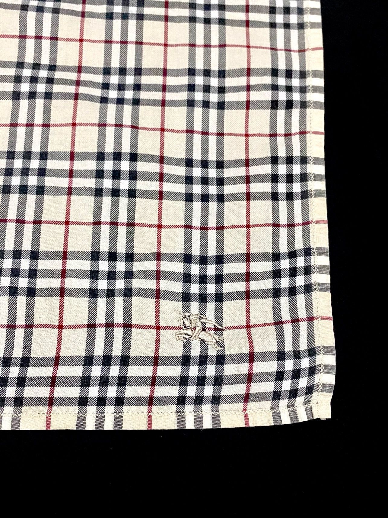 Burberry × Burberry Prorsum BURBERRY NOVA CHECK HANDKERCHIEF NECKERCHIEF BANDANA Size ONE SIZE - 4 Thumbnail