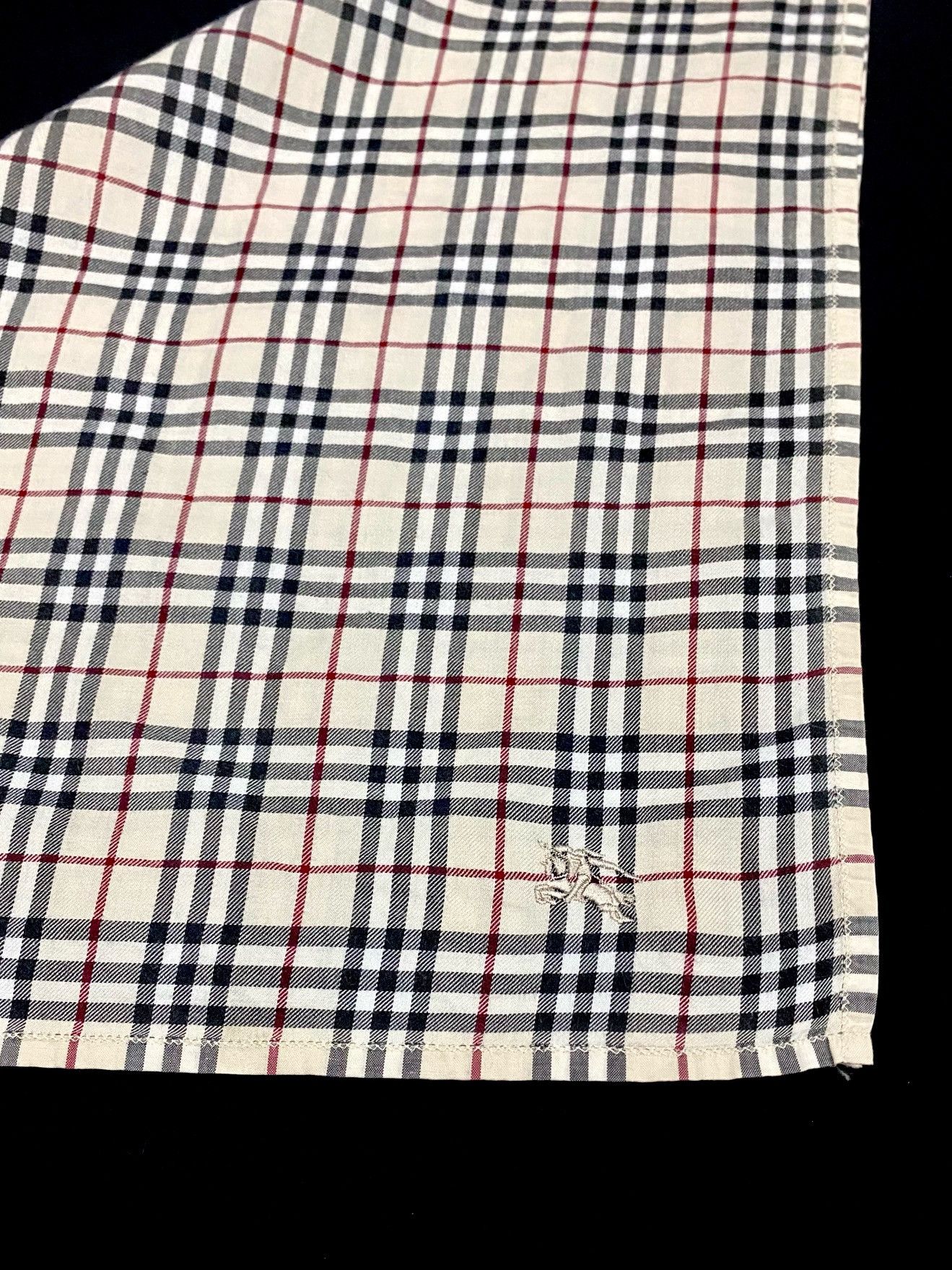 Burberry × Burberry Prorsum BURBERRY NOVA CHECK HANDKERCHIEF NECKERCHIEF BANDANA Size ONE SIZE - 1 Thumbnail