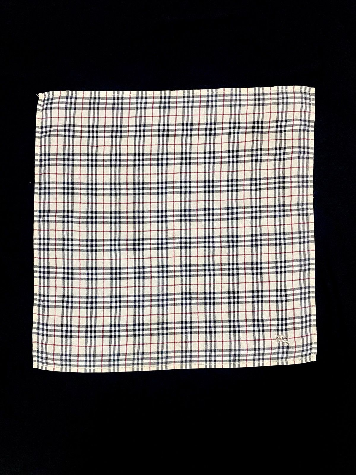 Burberry × Burberry Prorsum BURBERRY NOVA CHECK HANDKERCHIEF NECKERCHIEF BANDANA Size ONE SIZE - 3 Thumbnail