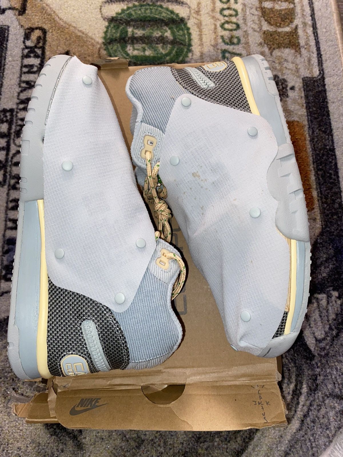Nike × Travis Scott Nike Air Trainer 1 SP Travis Scott Grey Haze Size US 7 / EU 40 - 3 Thumbnail