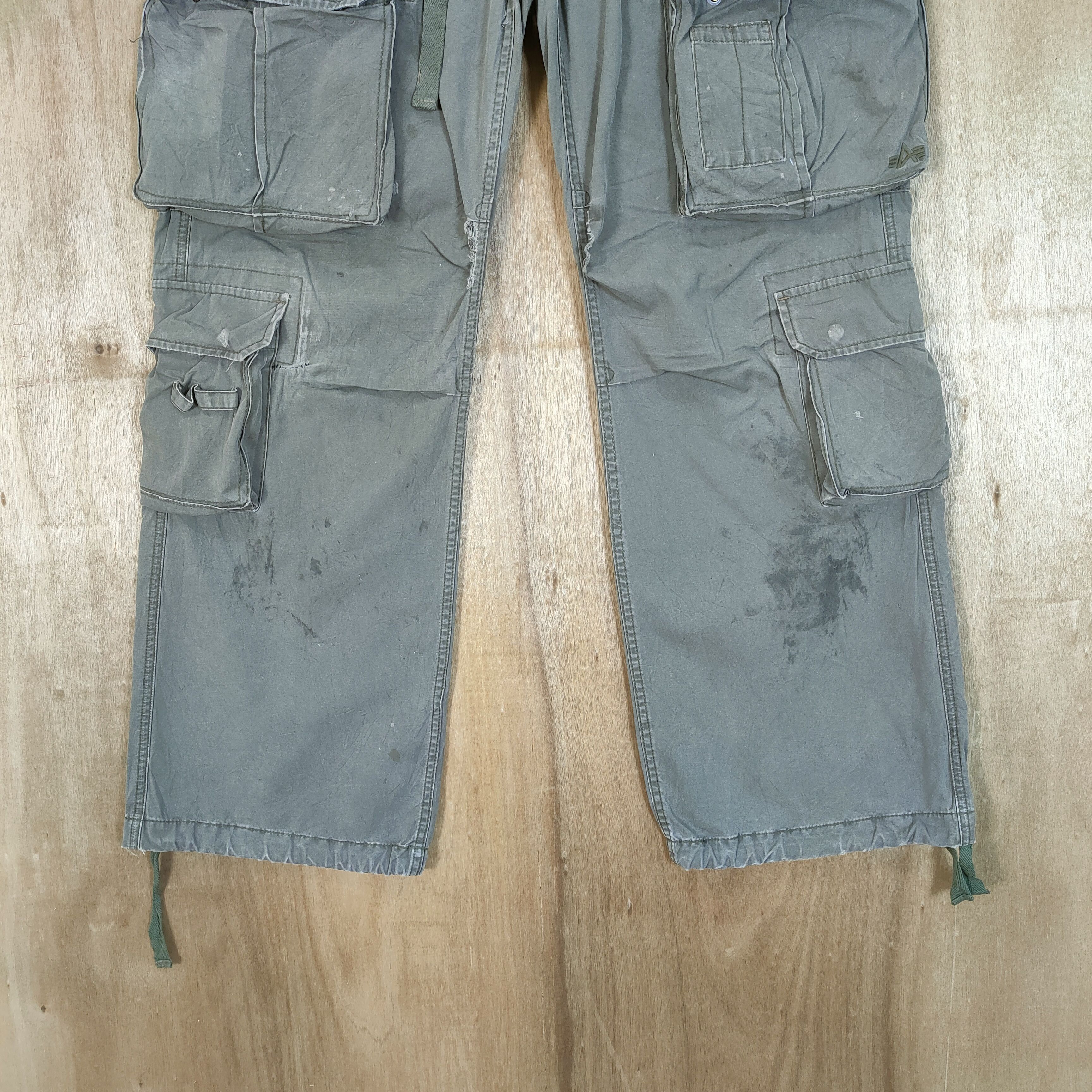 Japanese Brand × Vintage VINTAGE FADED CARGO PANTS/ BONGADE CARGO PANTS Size US 36 / EU 52 - 3 Thumbnail