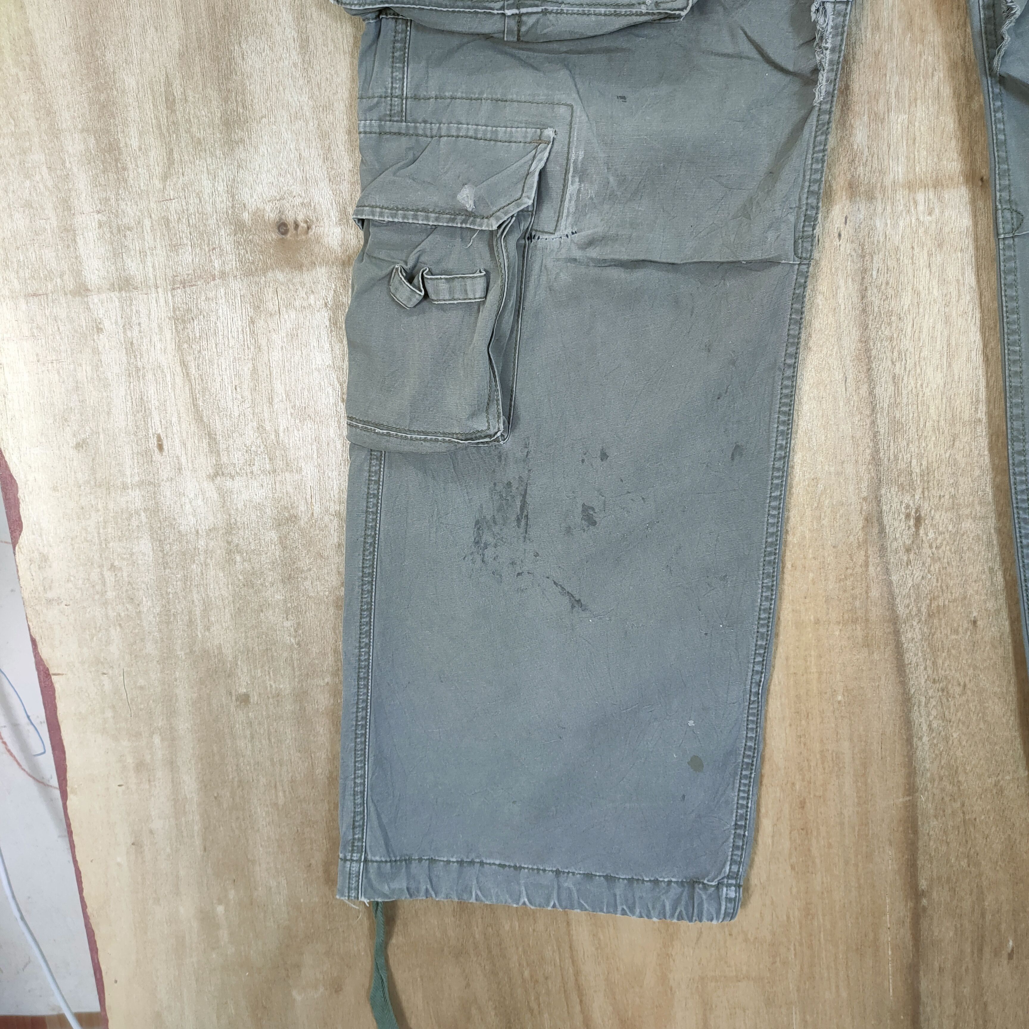 Japanese Brand × Vintage VINTAGE FADED CARGO PANTS/ BONGADE CARGO PANTS Size US 36 / EU 52 - 9 Thumbnail