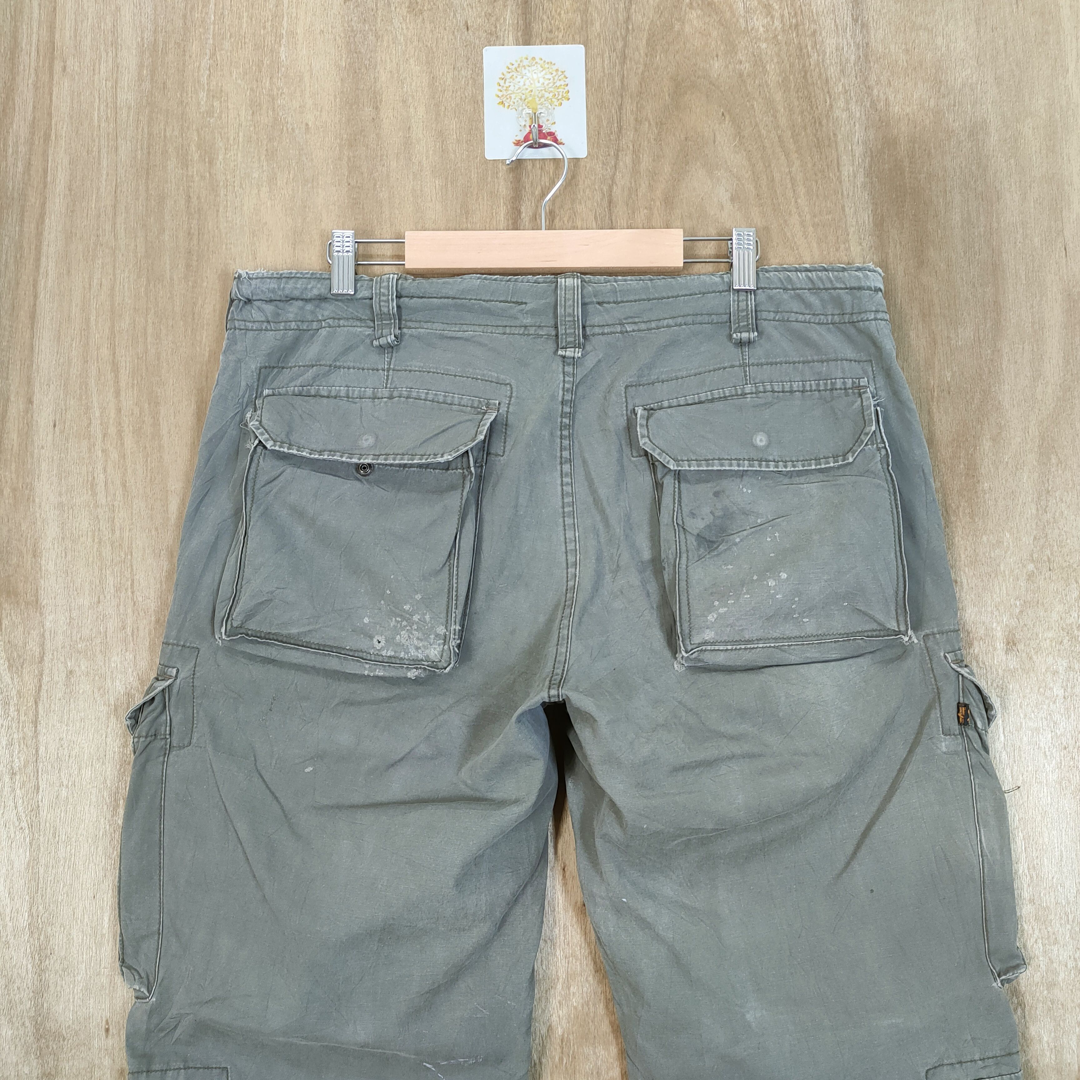 Japanese Brand × Vintage VINTAGE FADED CARGO PANTS/ BONGADE CARGO PANTS Size US 36 / EU 52 - 5 Thumbnail