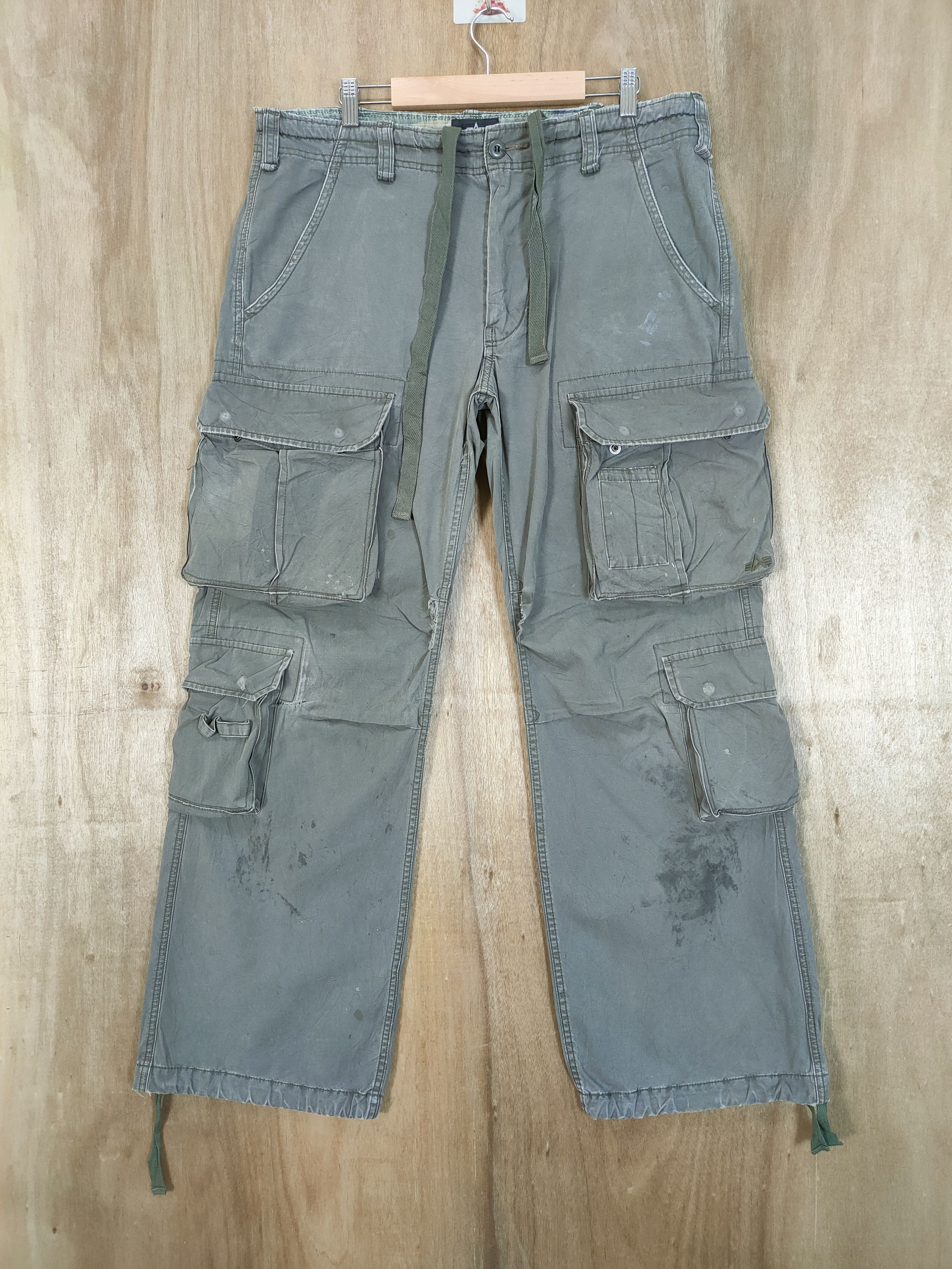 Japanese Brand × Vintage VINTAGE FADED CARGO PANTS/ BONGADE CARGO PANTS Size US 36 / EU 52 - 1 Thumbnail