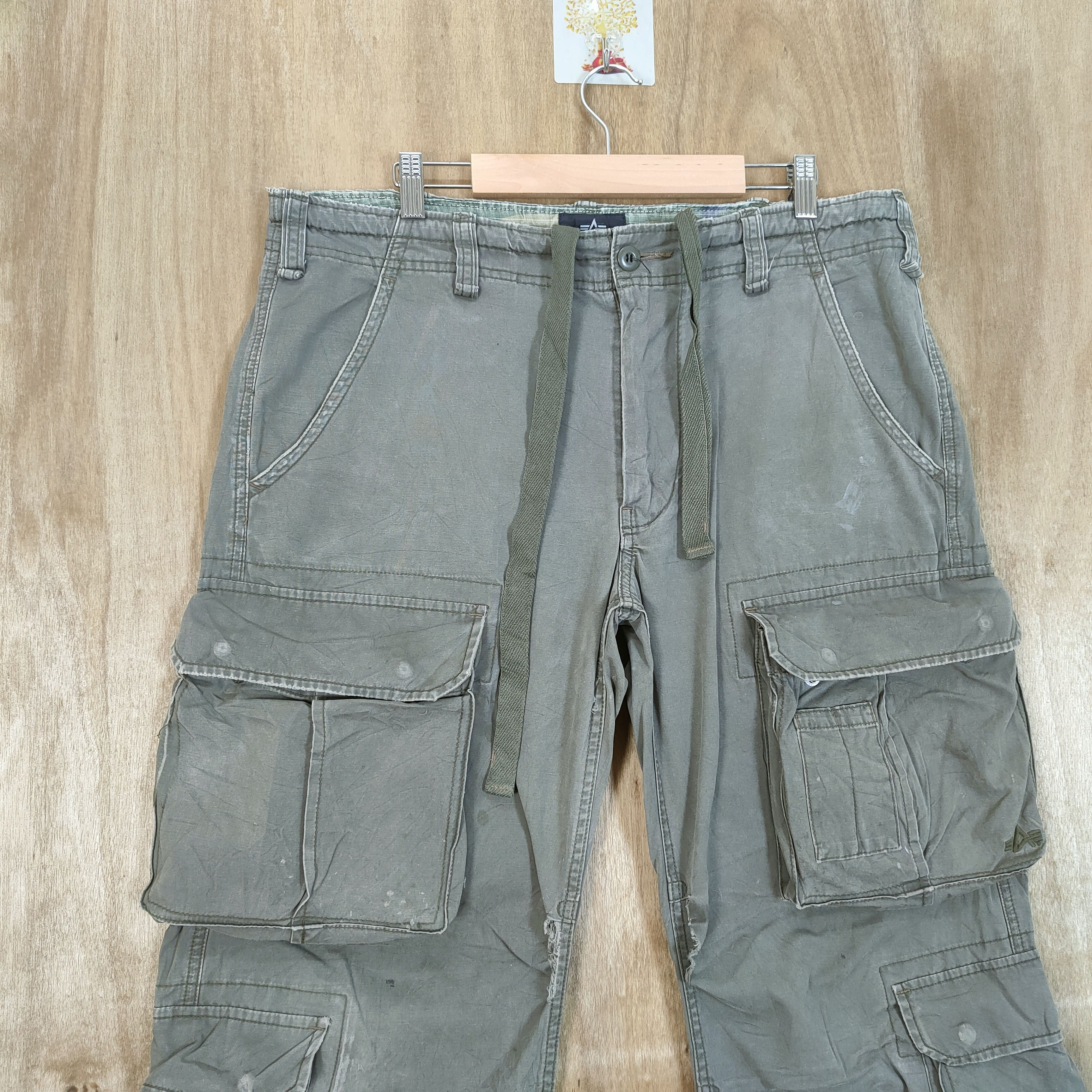 Japanese Brand × Vintage VINTAGE FADED CARGO PANTS/ BONGADE CARGO PANTS Size US 36 / EU 52 - 2 Thumbnail