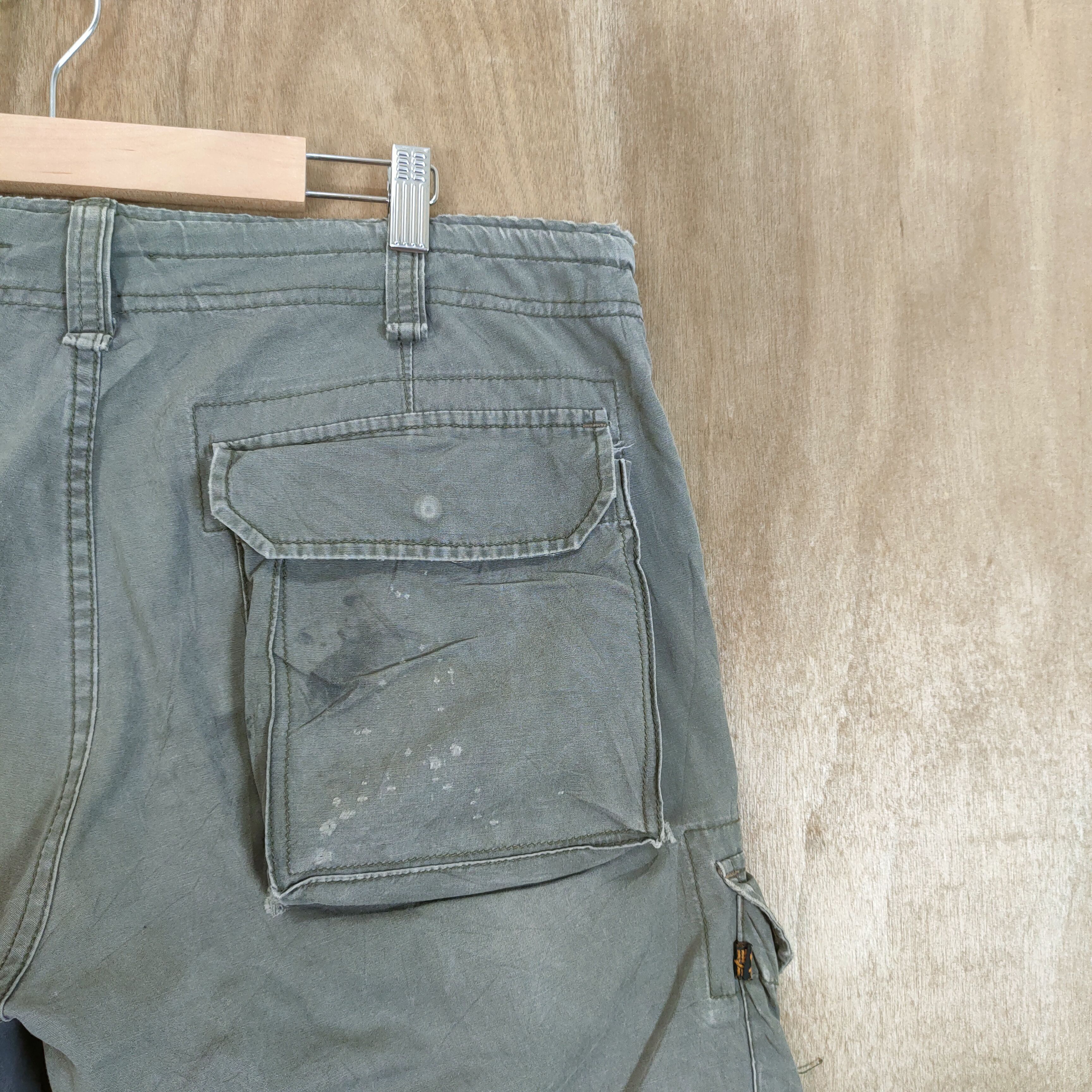 Japanese Brand × Vintage VINTAGE FADED CARGO PANTS/ BONGADE CARGO PANTS Size US 36 / EU 52 - 12 Thumbnail