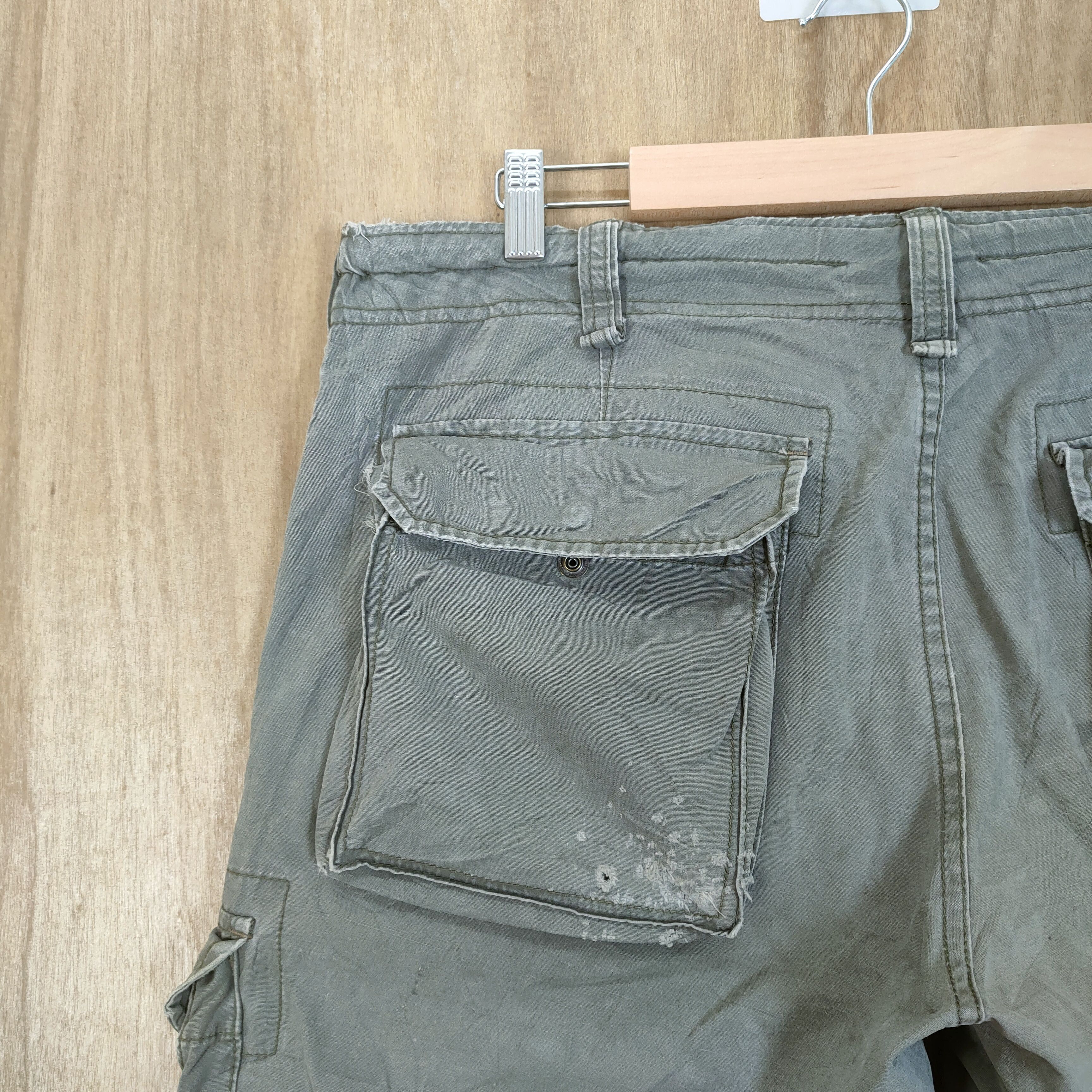 Japanese Brand × Vintage VINTAGE FADED CARGO PANTS/ BONGADE CARGO PANTS Size US 36 / EU 52 - 11 Thumbnail
