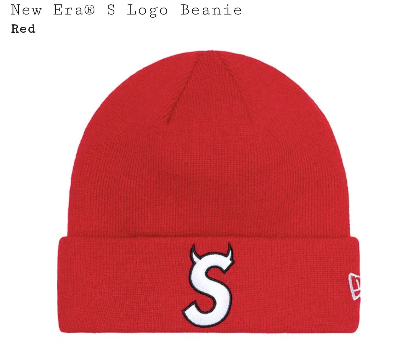 Supreme Supreme x New Era S Logo Beanie | Grailed