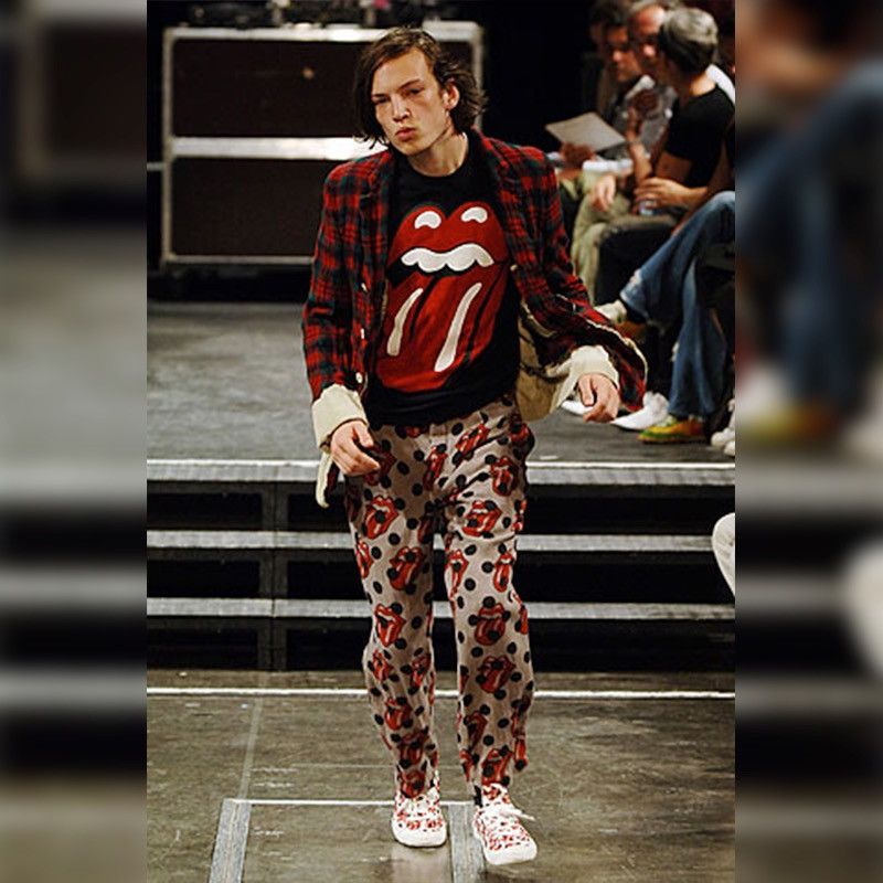 Comme des Garcons Homme Plus Comme Des Garçons Homme Plus 2006SS Rolling Stones Pants Size US 31 - 6 Thumbnail
