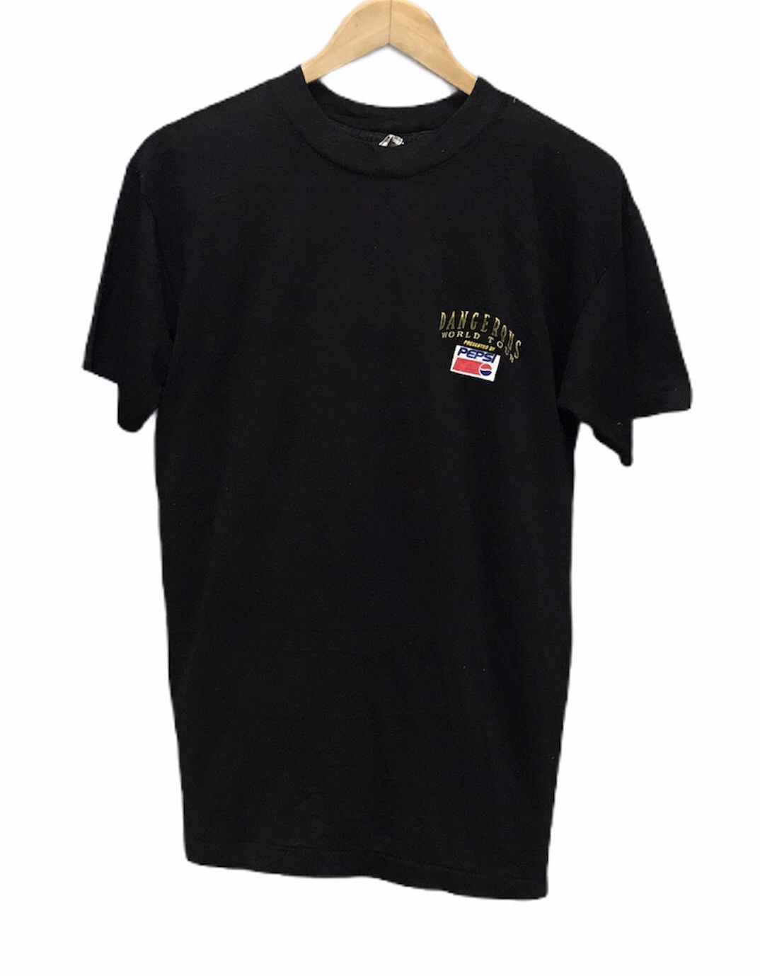 Band Tees × Michael Jackson × Pepsi Vintage 90s MICHAEL JACKSON Kings Of Pop Tour T Shirt Size US S / EU 44-46 / 1 - 3 Thumbnail