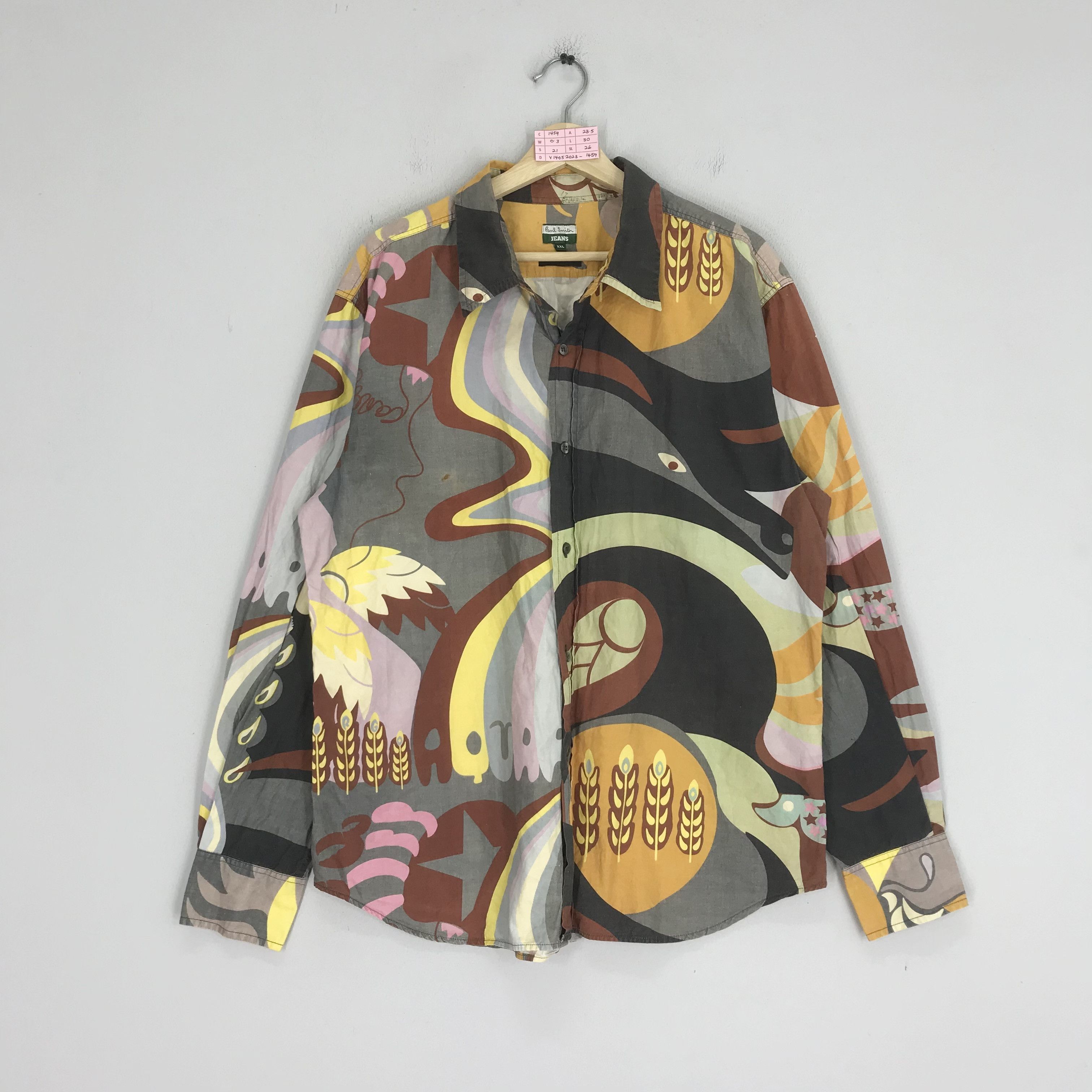 image of Vintage Paul Smith London Pop Art Capricorn Multicolor, Men's (Size Large)