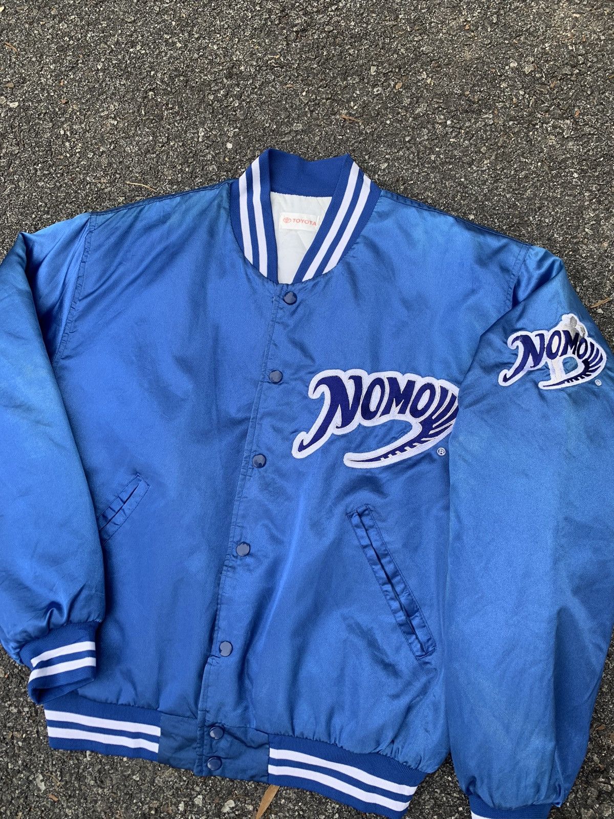 Vintage 🏁Vintage TOYOTA NOMO Satin Bomber Jacket Size US M / EU 48-50 / 2 - 7 Thumbnail