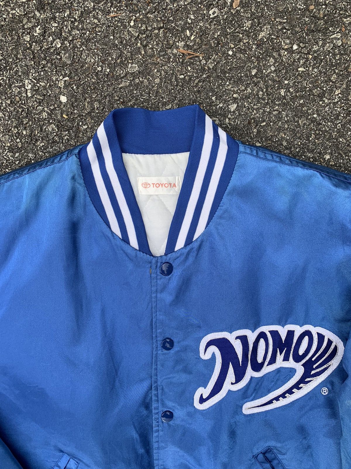 Vintage 🏁Vintage TOYOTA NOMO Satin Bomber Jacket Size US M / EU 48-50 / 2 - 8 Thumbnail