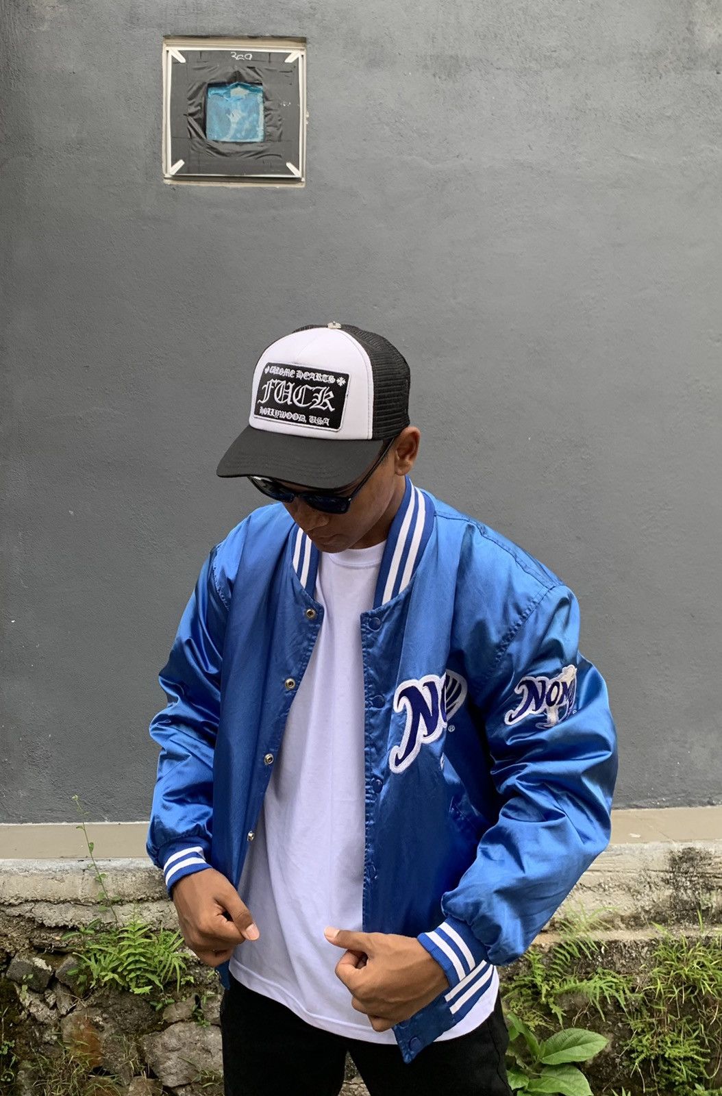 Vintage 🏁Vintage TOYOTA NOMO Satin Bomber Jacket Size US M / EU 48-50 / 2 - 4 Thumbnail
