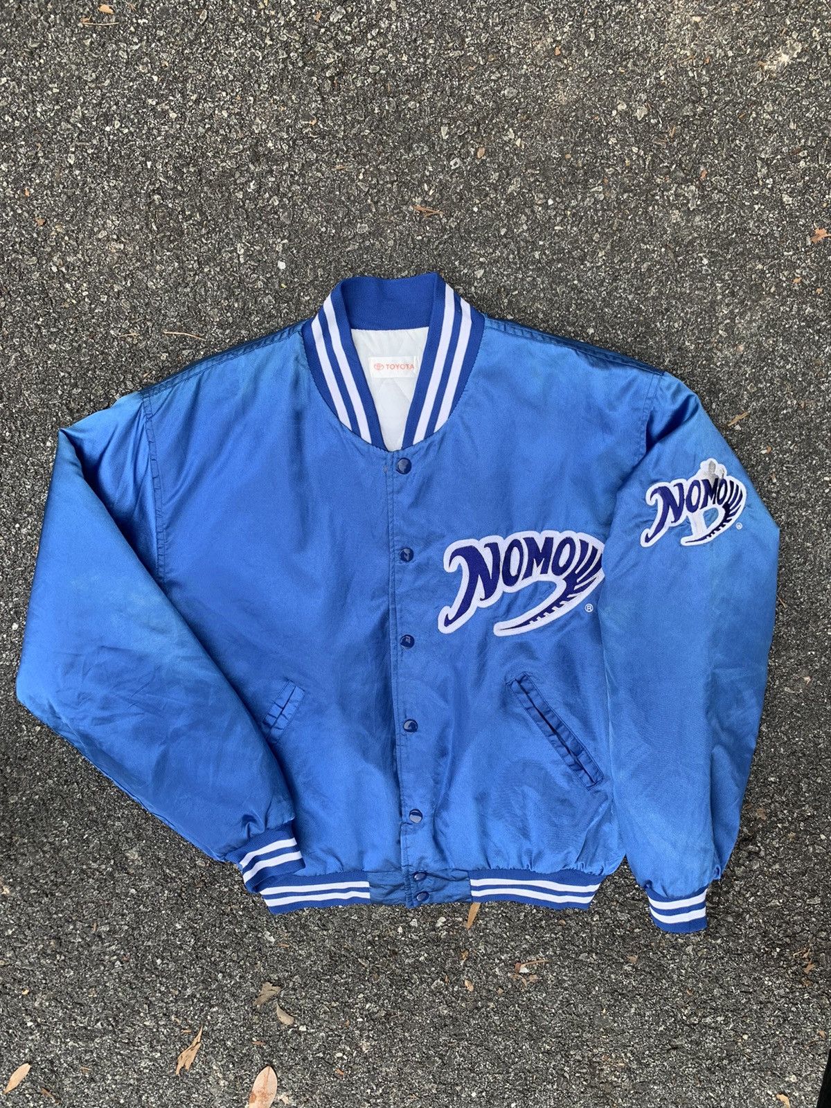 Vintage 🏁Vintage TOYOTA NOMO Satin Bomber Jacket Size US M / EU 48-50 / 2 - 3 Thumbnail