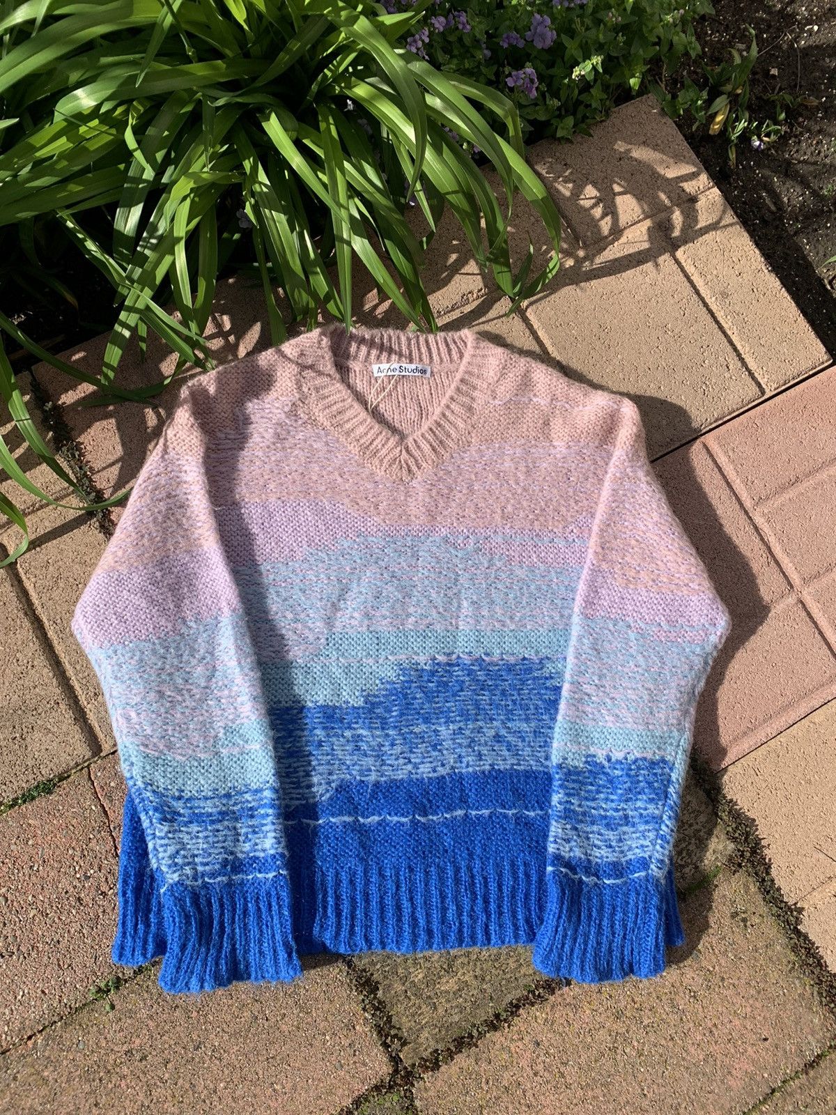 Acne Studios RARE GRAIL acne studios oceanic waves mohair sweater Size US M / EU 48-50 / 2 - 1 Thumbnail