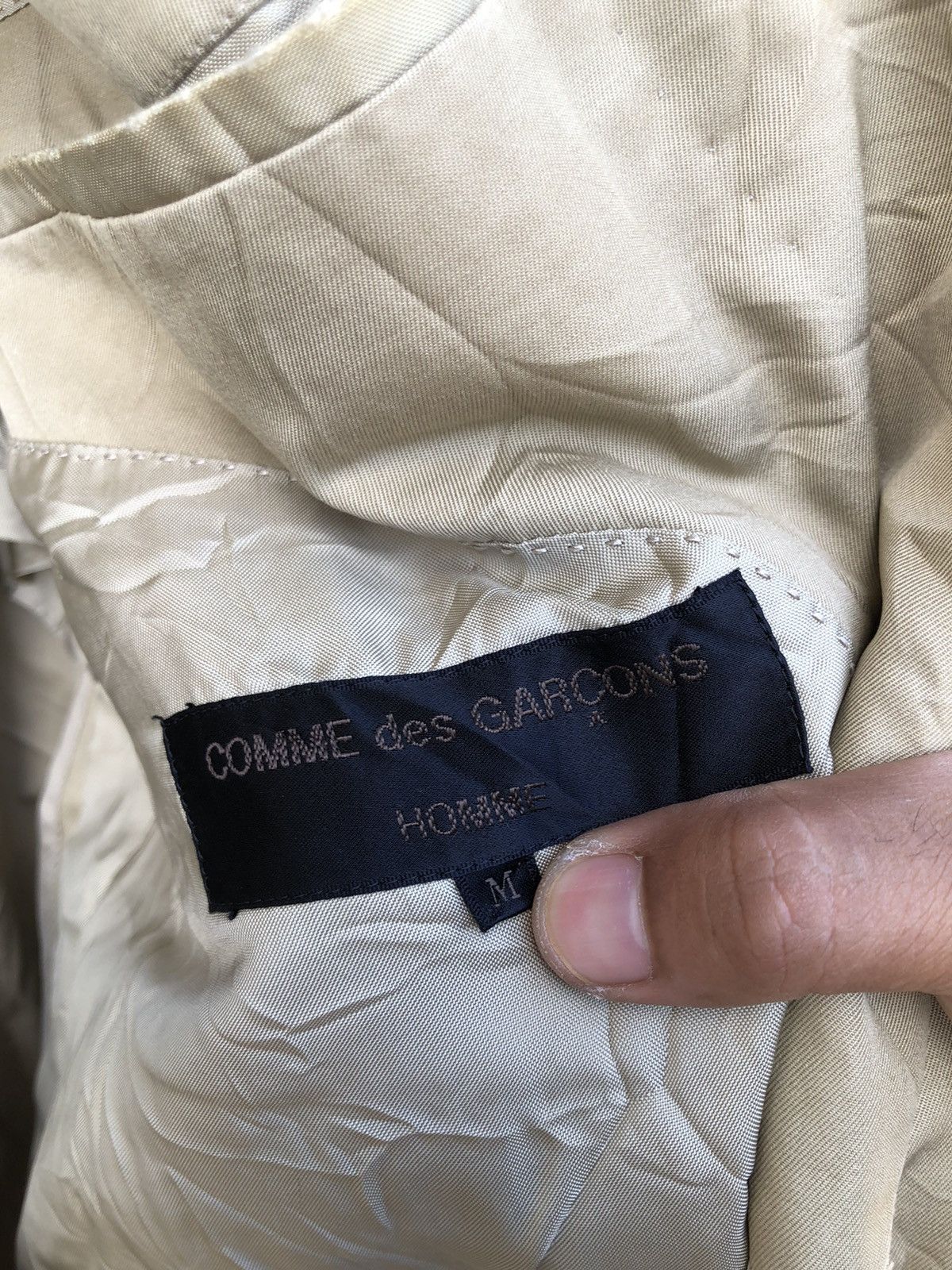 Comme des Garcons × Comme des Garcons Homme × Japanese Brand 🔥SALE AW23🔥Blazer Comme Des Garçons Size 44L - 5 Thumbnail