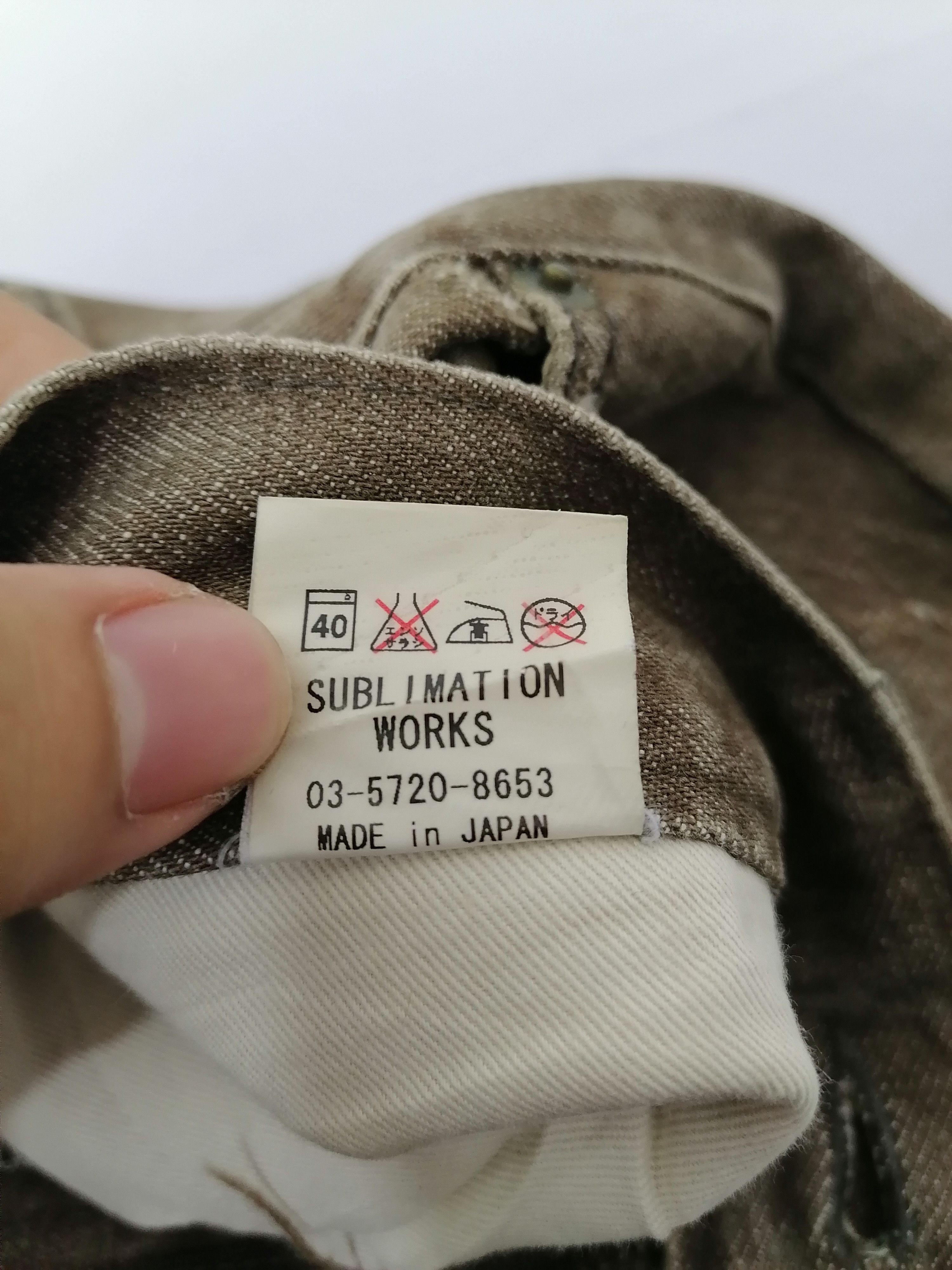 Japanese Brand Sublimation Jeans Size US 32 / EU 48 - 7 Thumbnail