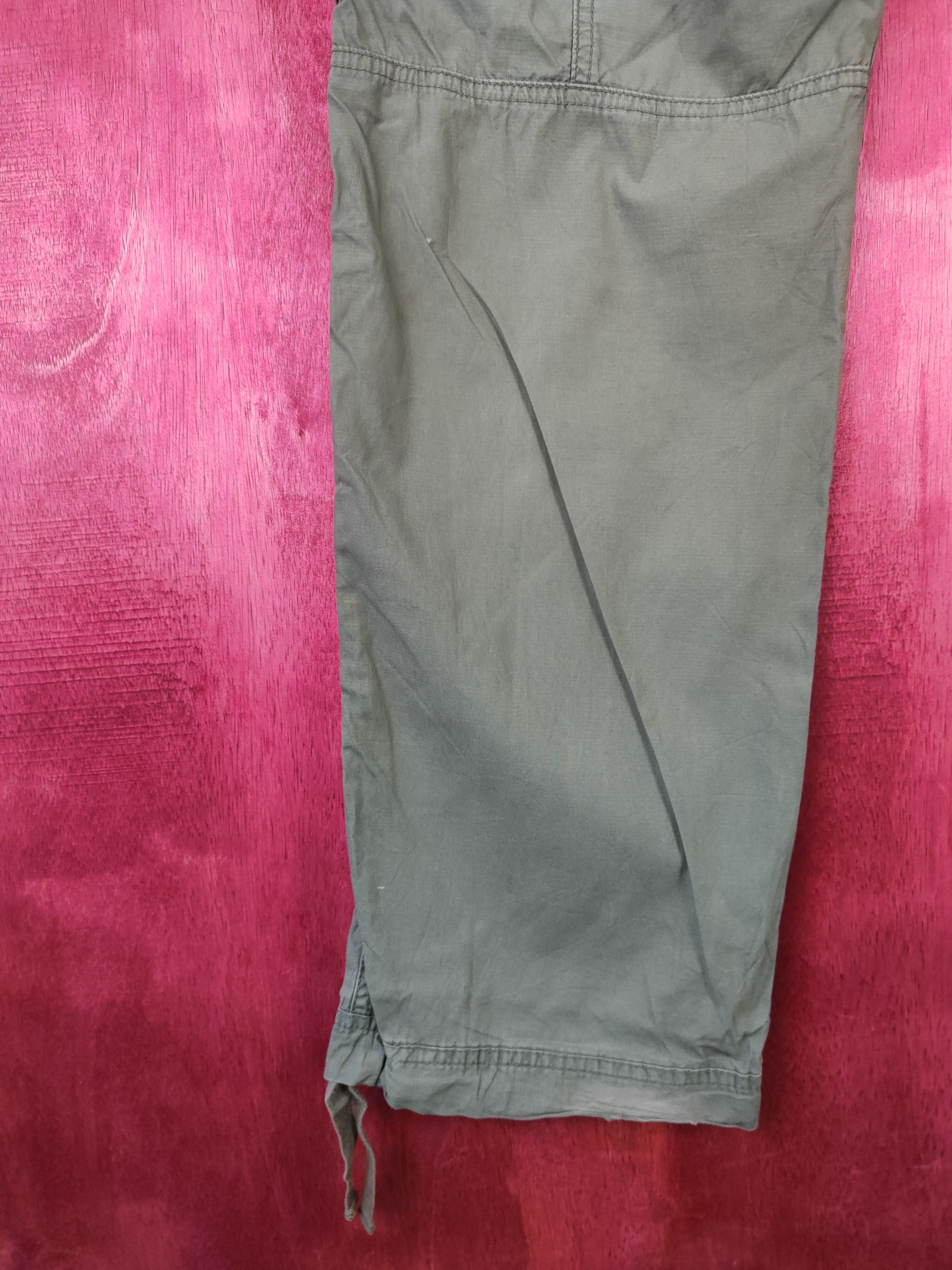 Japanese Brand Uniqlo Army Green Multi Pocket Tactical Cargo Pants #5299 Size US 36 / EU 52 - 11 Thumbnail