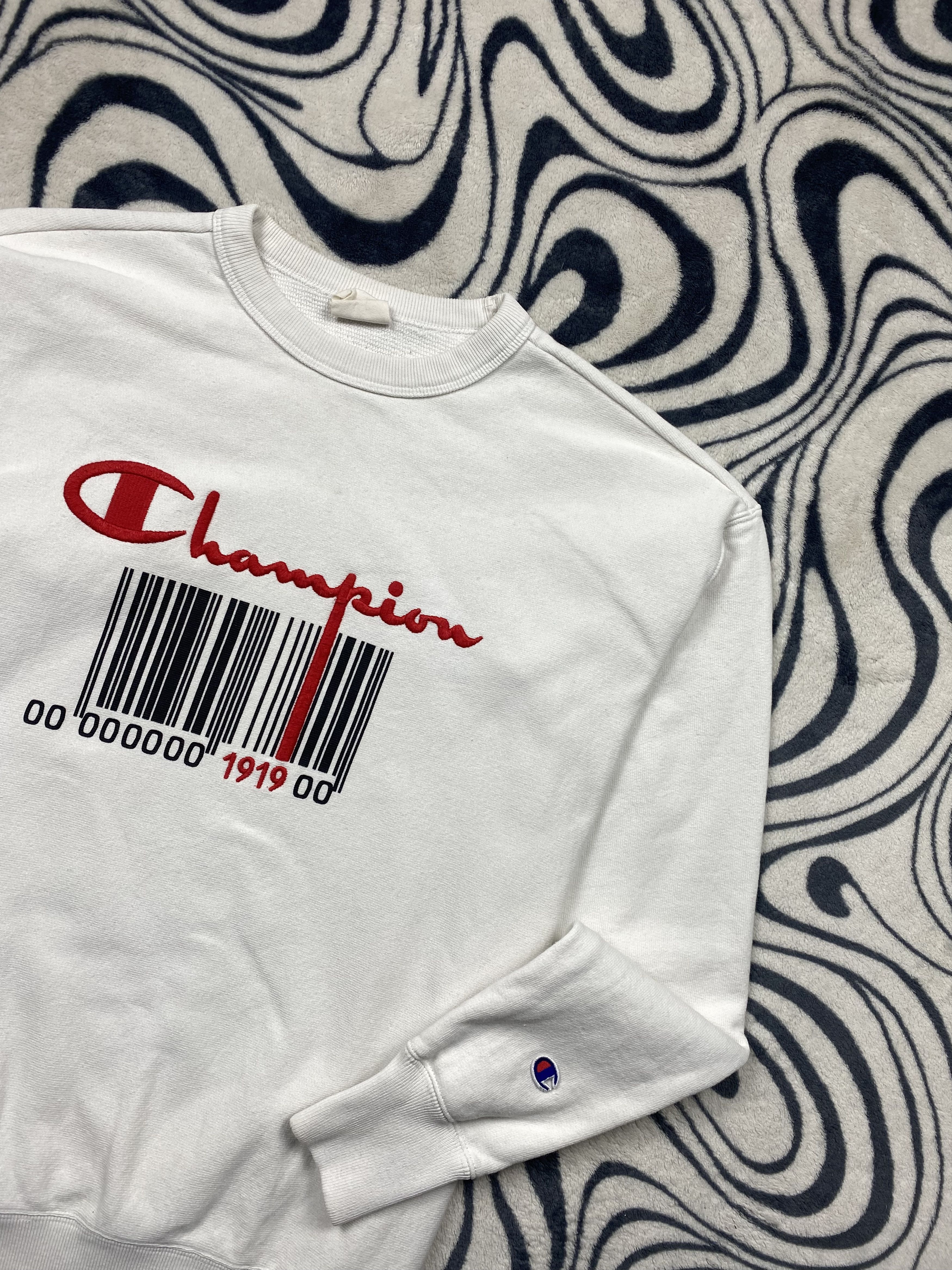 Champion Champion Vintage Barcode 1919 Mens Sweatshirt Size US S / EU 44-46 / 1 - 2 Thumbnail
