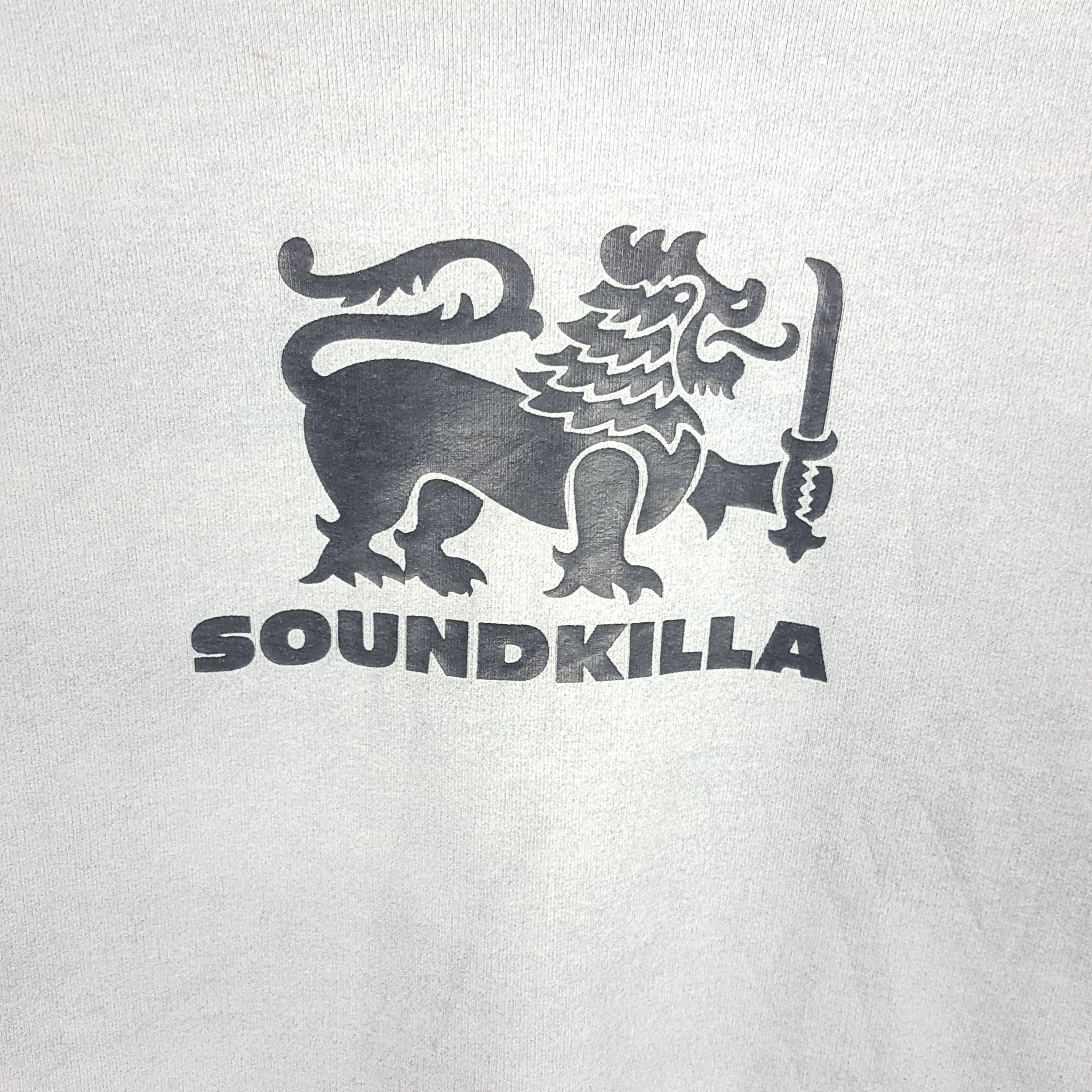 A.P.C. × Japanese Brand × Vintage A.P.C. SOUNDKILLA Center Design Sweatshirt Size US S / EU 44-46 / 1 - 2 Thumbnail