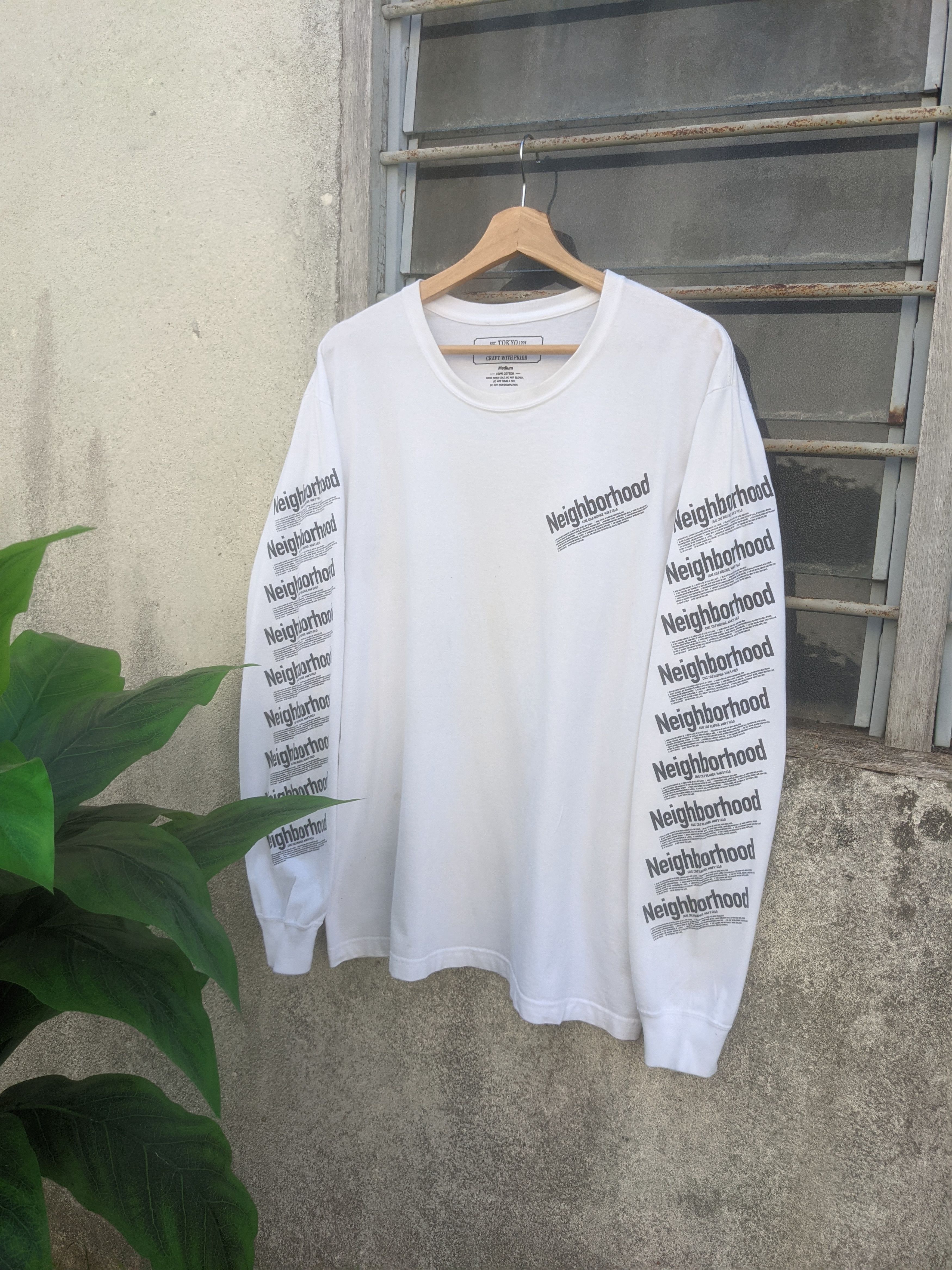 Japanese Brand × Neighborhood SS Neighborhood Spellout Long Sleeve Tee Size US M / EU 48-50 / 2 - 1 Thumbnail