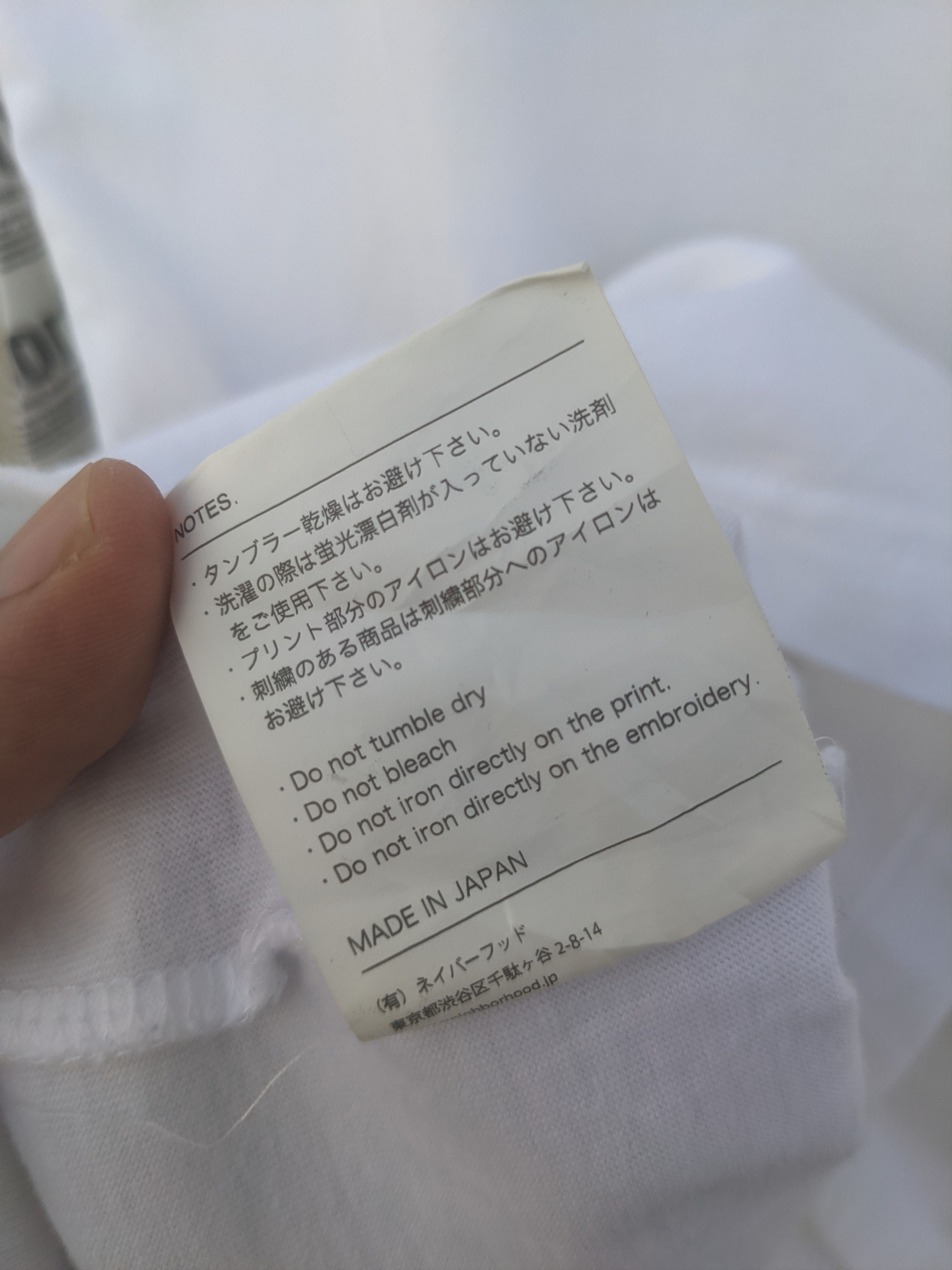 Japanese Brand × Neighborhood SS Neighborhood Spellout Long Sleeve Tee Size US M / EU 48-50 / 2 - 8 Thumbnail