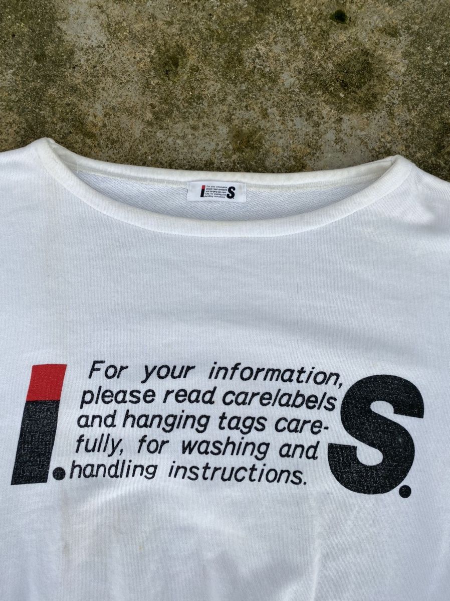 Issey Miyake Vintage 80’s Issey Miyake Big Logo Crewneck Sweater Size US M / EU 48-50 / 2 - 5 Thumbnail