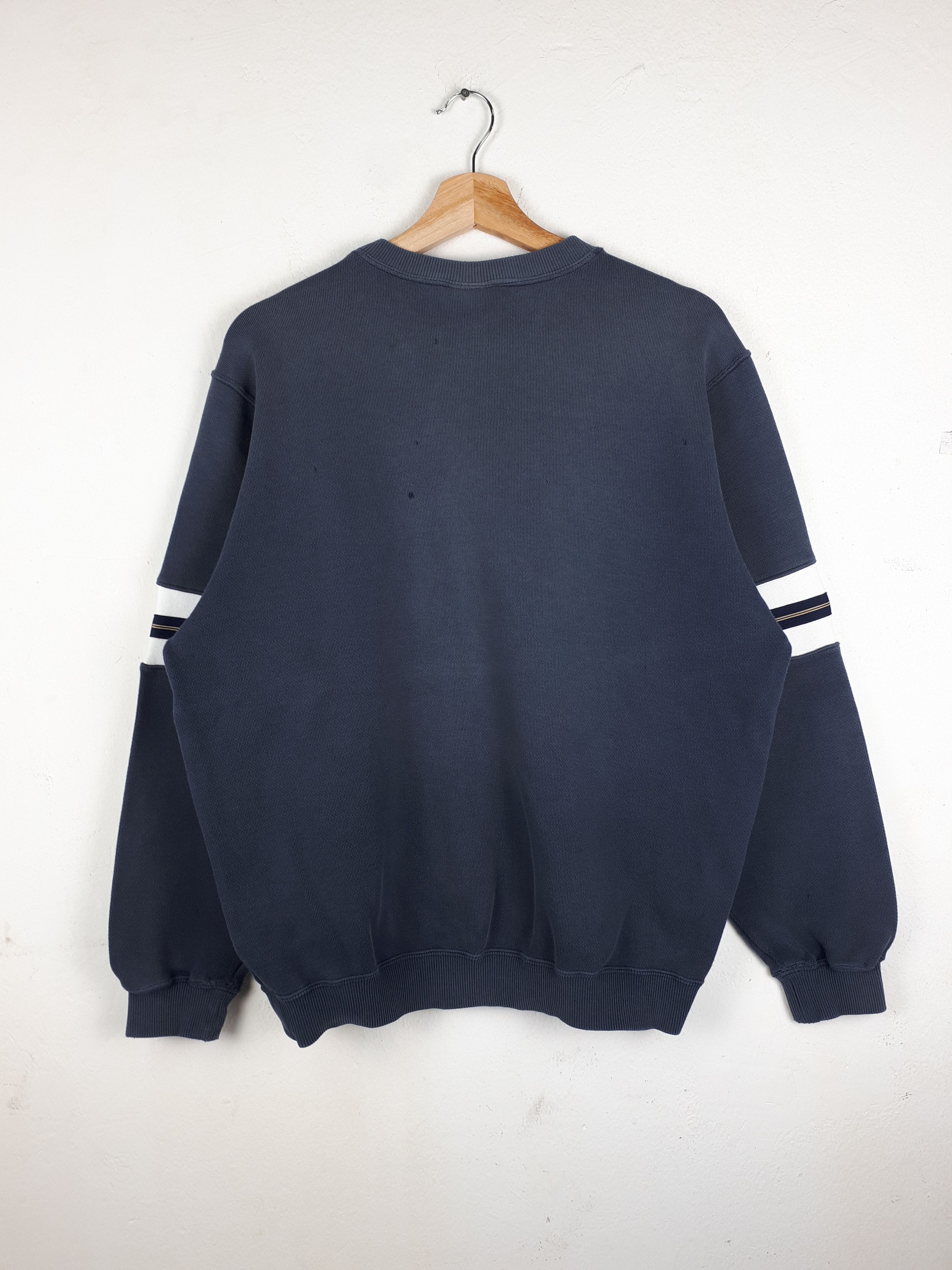 Kappa × Vintage Sun Faded Kappa Mini Logo Striped Sweatshirt Size US S / EU 44-46 / 1 - 4 Thumbnail