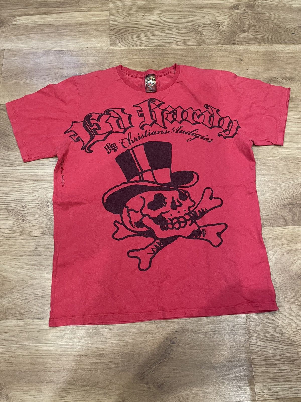 Vintage Vintage Ed Hardy Tee Big Print Black L Grailed