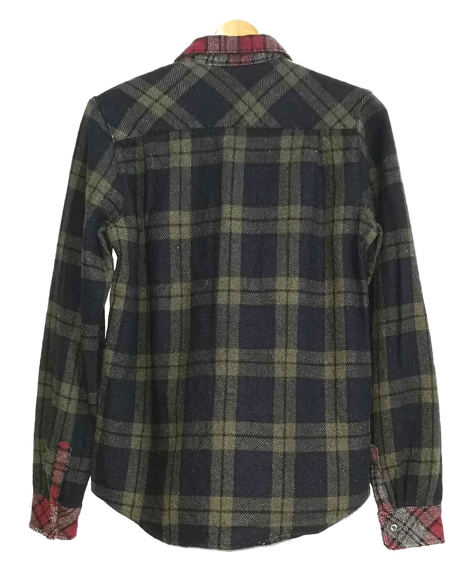 DISCOVERED Discovered Big Logo Wool Flannel Shirt Size US S / EU 44-46 / 1 - 3 Thumbnail