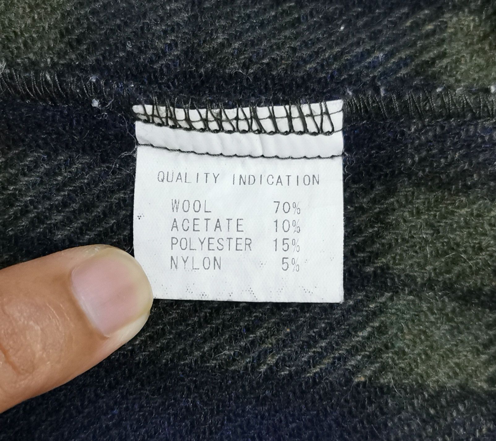DISCOVERED Discovered Big Logo Wool Flannel Shirt Size US S / EU 44-46 / 1 - 9 Thumbnail