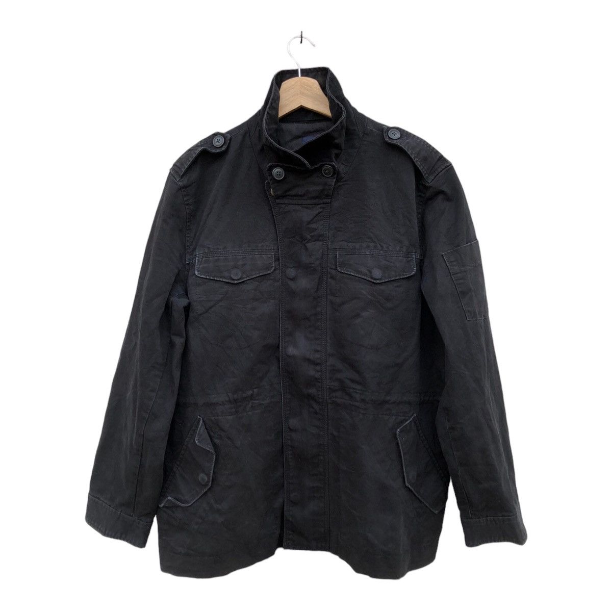 Gap Gap Embroidered Worker Jacket cotton Black Color Size US XL / EU 56 / 4 - 1 Thumbnail