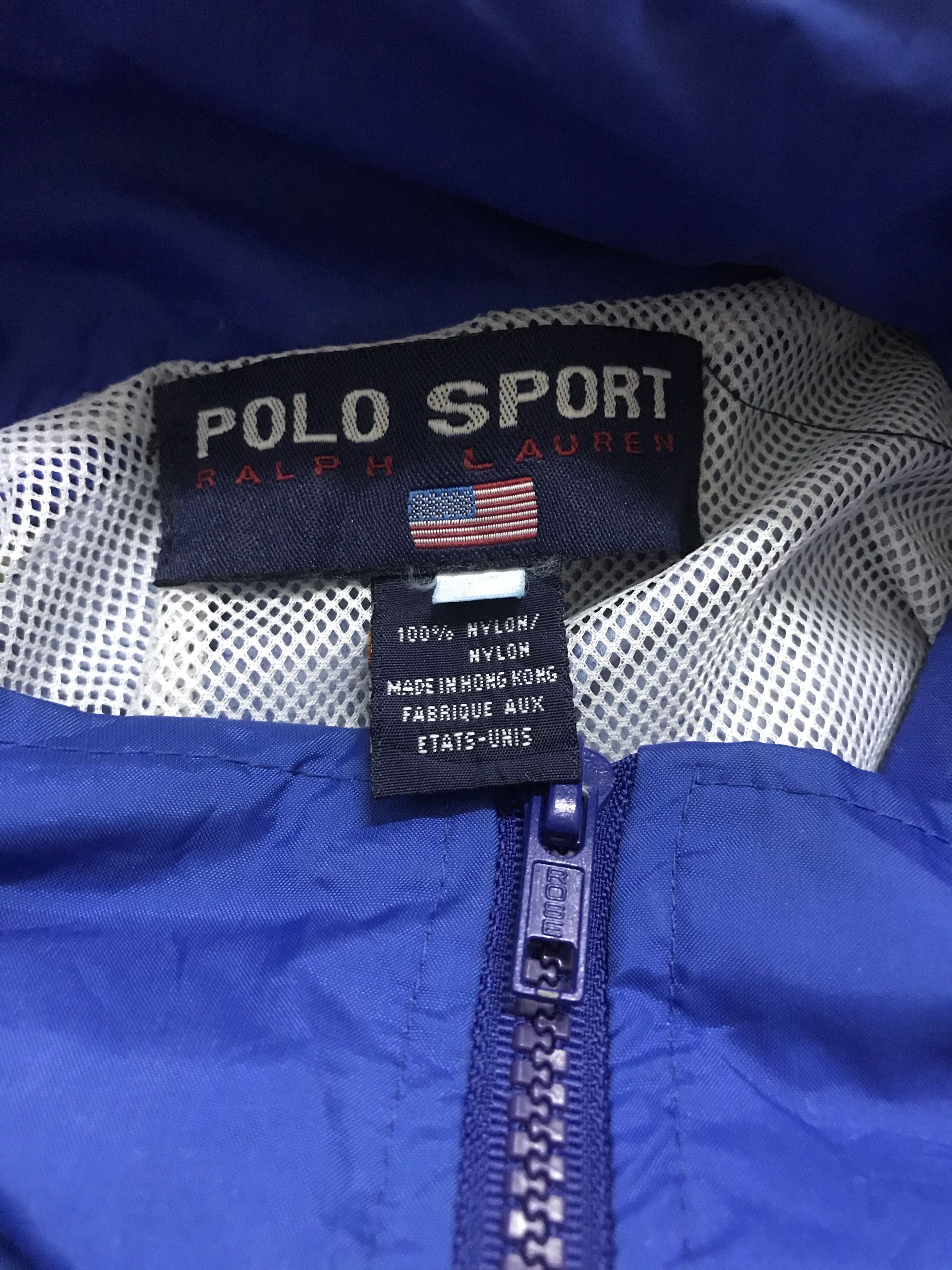 Polo Ralph Lauren × Vintage Vintage Polo Sport Ralph Laured Light Jacket Logo Stripes Size US L / EU 52-54 / 3 - 5 Thumbnail