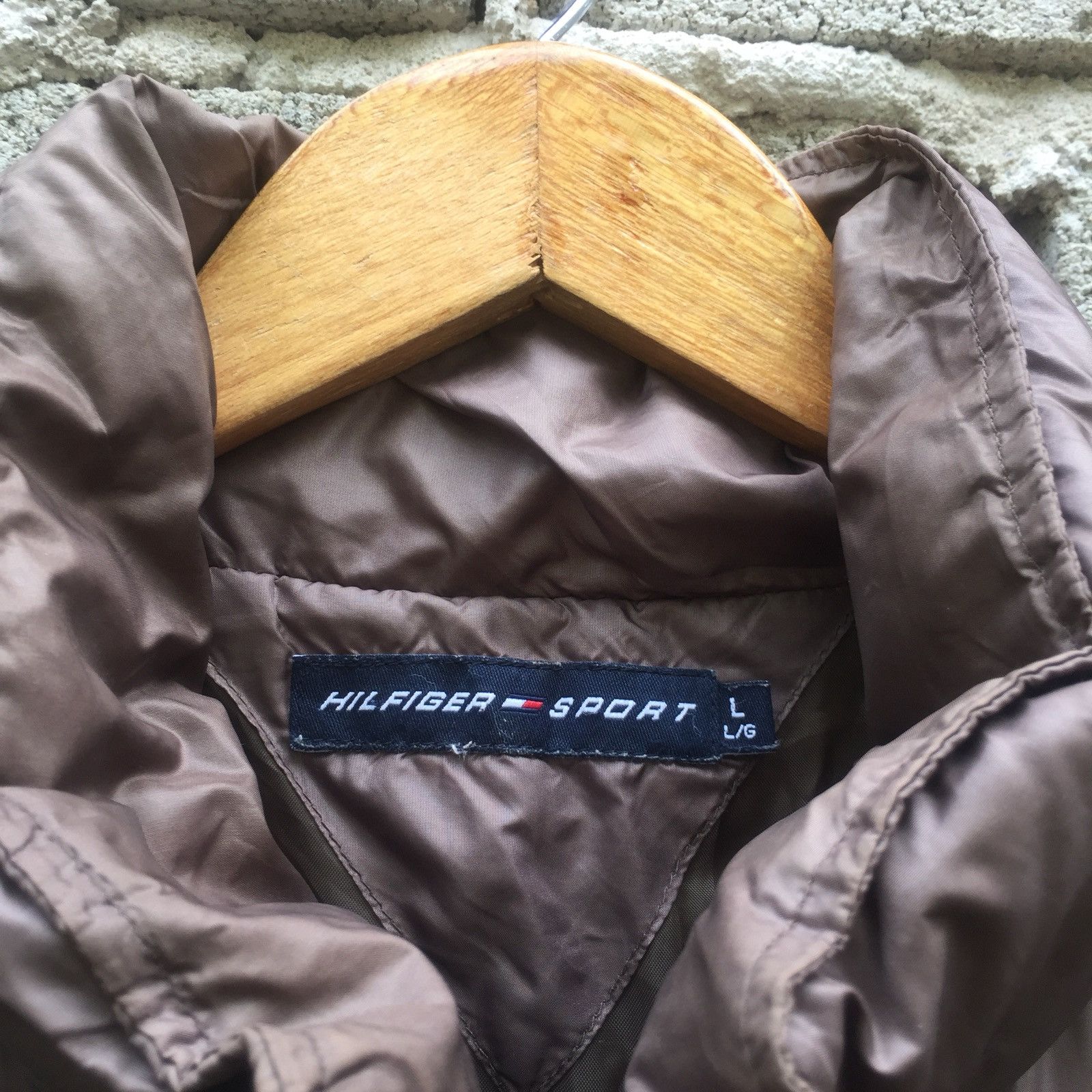 Tommy Hilfiger 90s Tommy Hilfiger Logo Goose Down Bomber Jacket Size US M / EU 48-50 / 2 - 9 Thumbnail