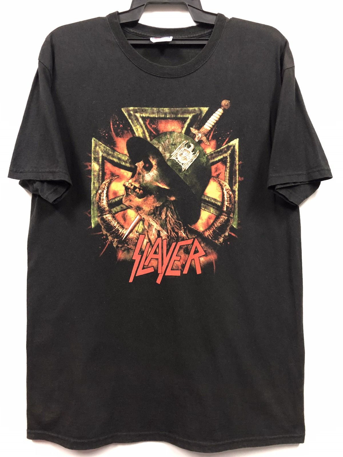 Band Tees × Vintage Vintage Y2K Slayer Promo Shirt Size US L / EU 52-54 / 3 - 1 Thumbnail