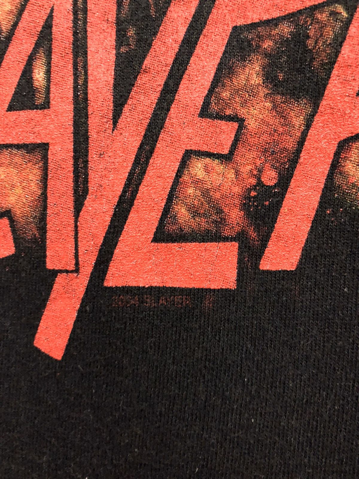 Band Tees × Vintage Vintage Y2K Slayer Promo Shirt Size US L / EU 52-54 / 3 - 5 Thumbnail