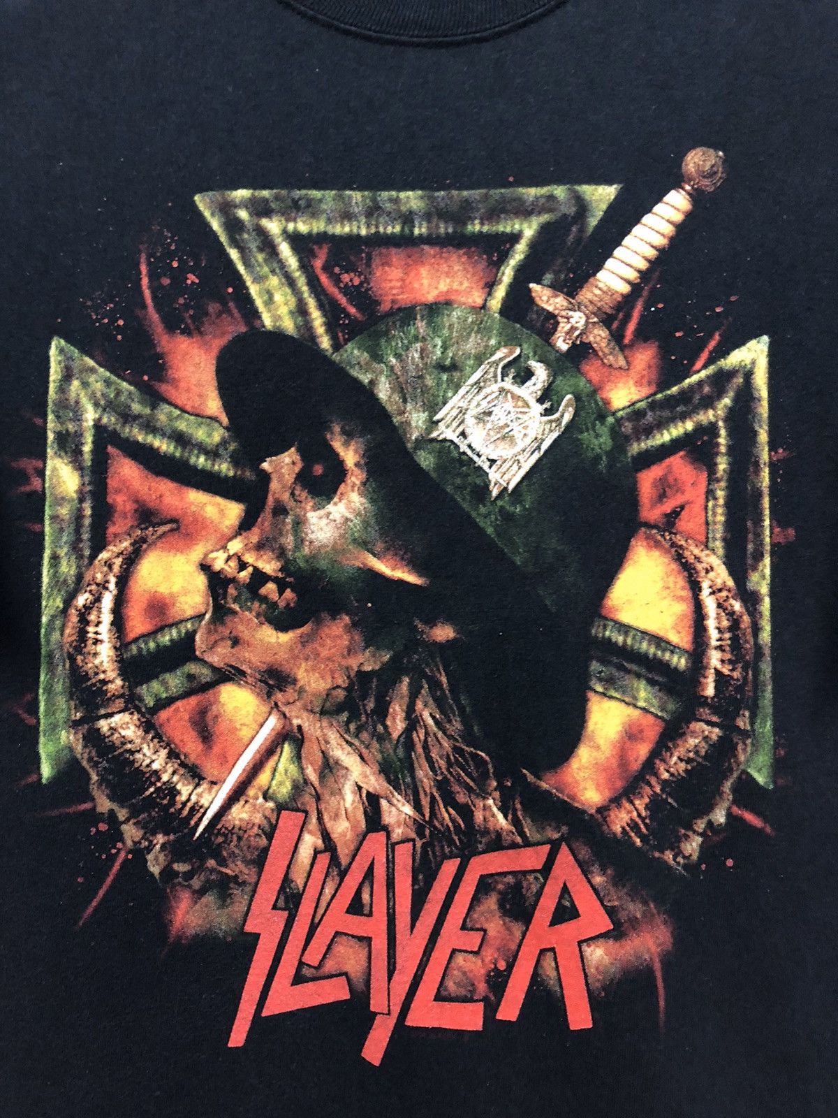 Band Tees × Vintage Vintage Y2K Slayer Promo Shirt Size US L / EU 52-54 / 3 - 2 Thumbnail
