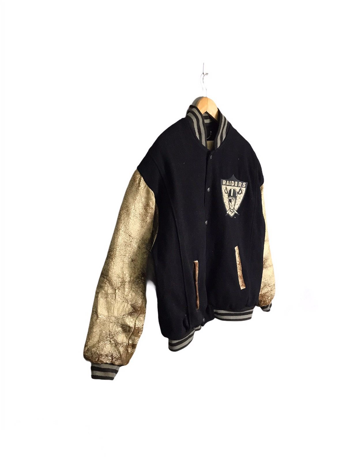 Vintage RARE Vintage Distressed Raiders Varsity Jacket Size US M / EU 48-50 / 2 - 14 Thumbnail