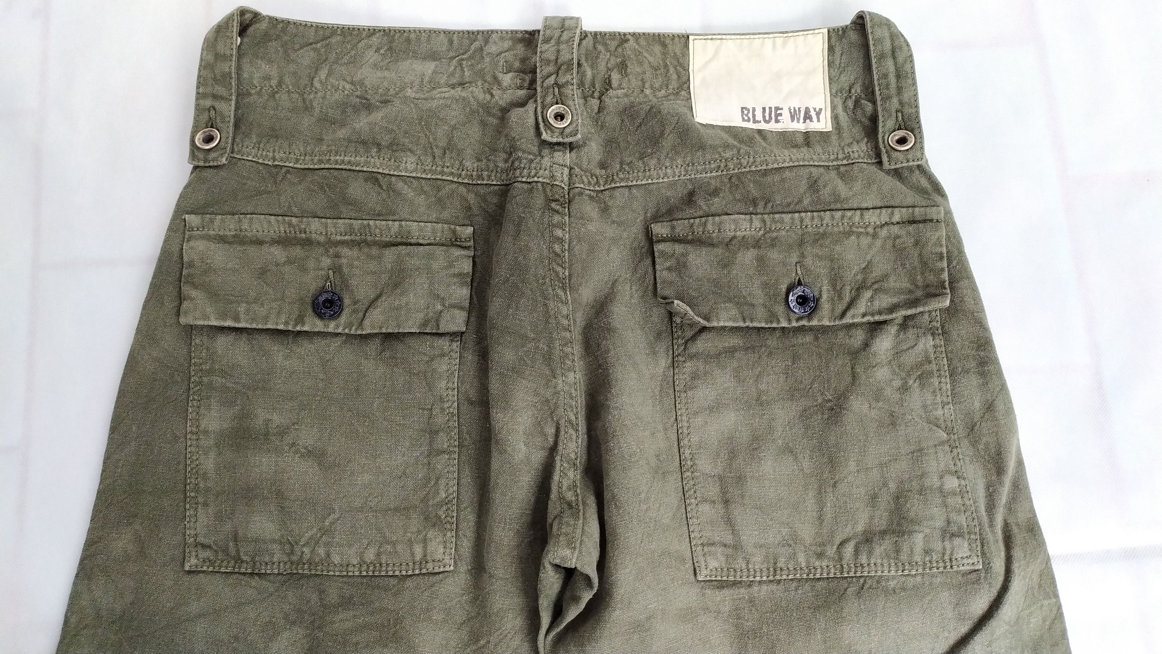 Japanese Brand Blue Way Japanese brand fatigue pants Size US 30 / EU 46 - 7 Thumbnail
