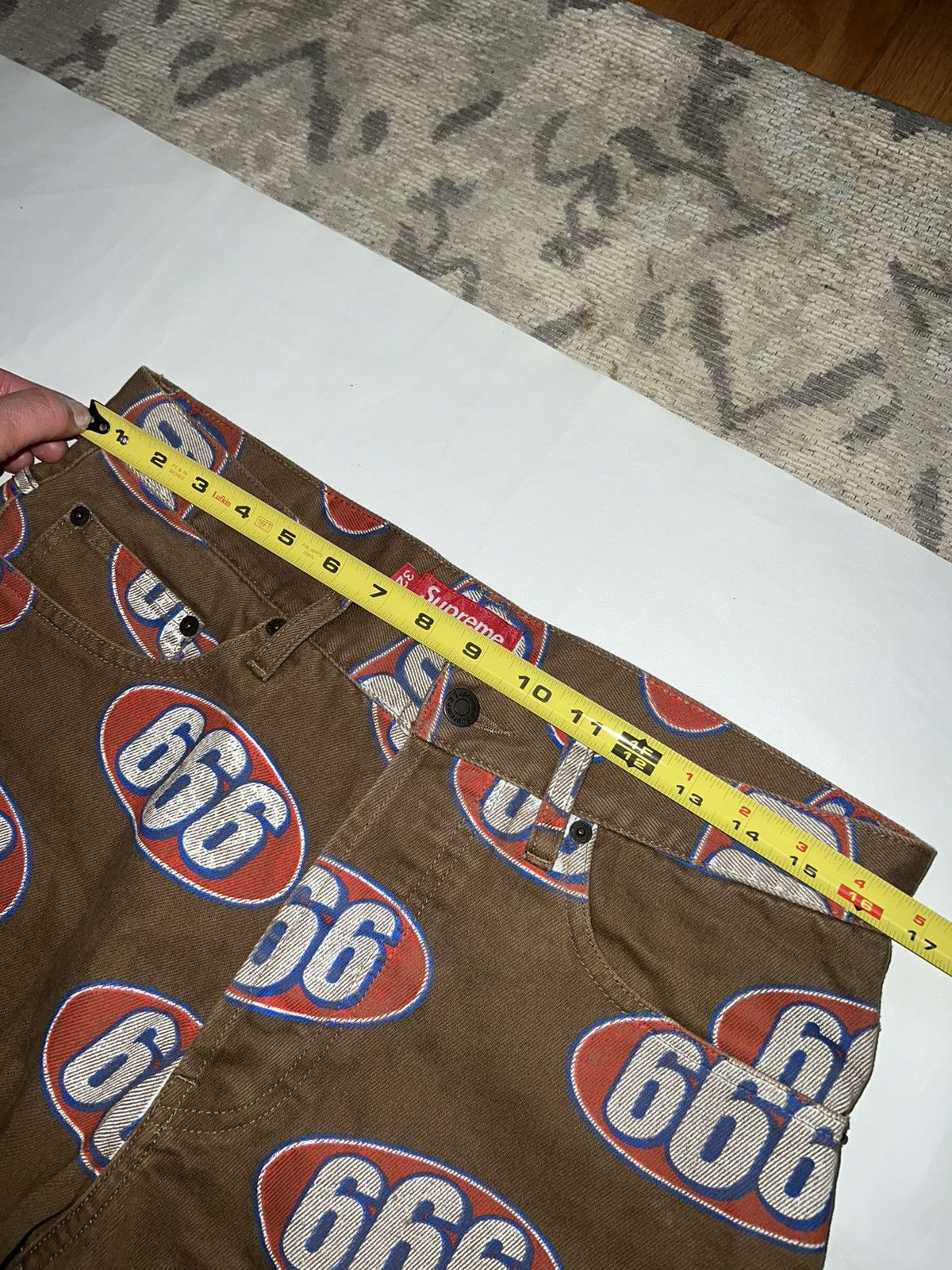 Supreme Supreme 666 Denim Pants Size US 32 / EU 48 - 5 Thumbnail