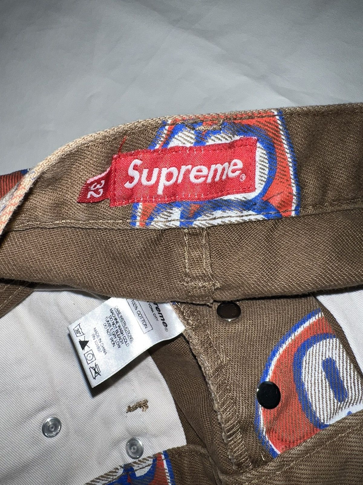 Supreme Supreme 666 Denim Pants Size US 32 / EU 48 - 3 Thumbnail