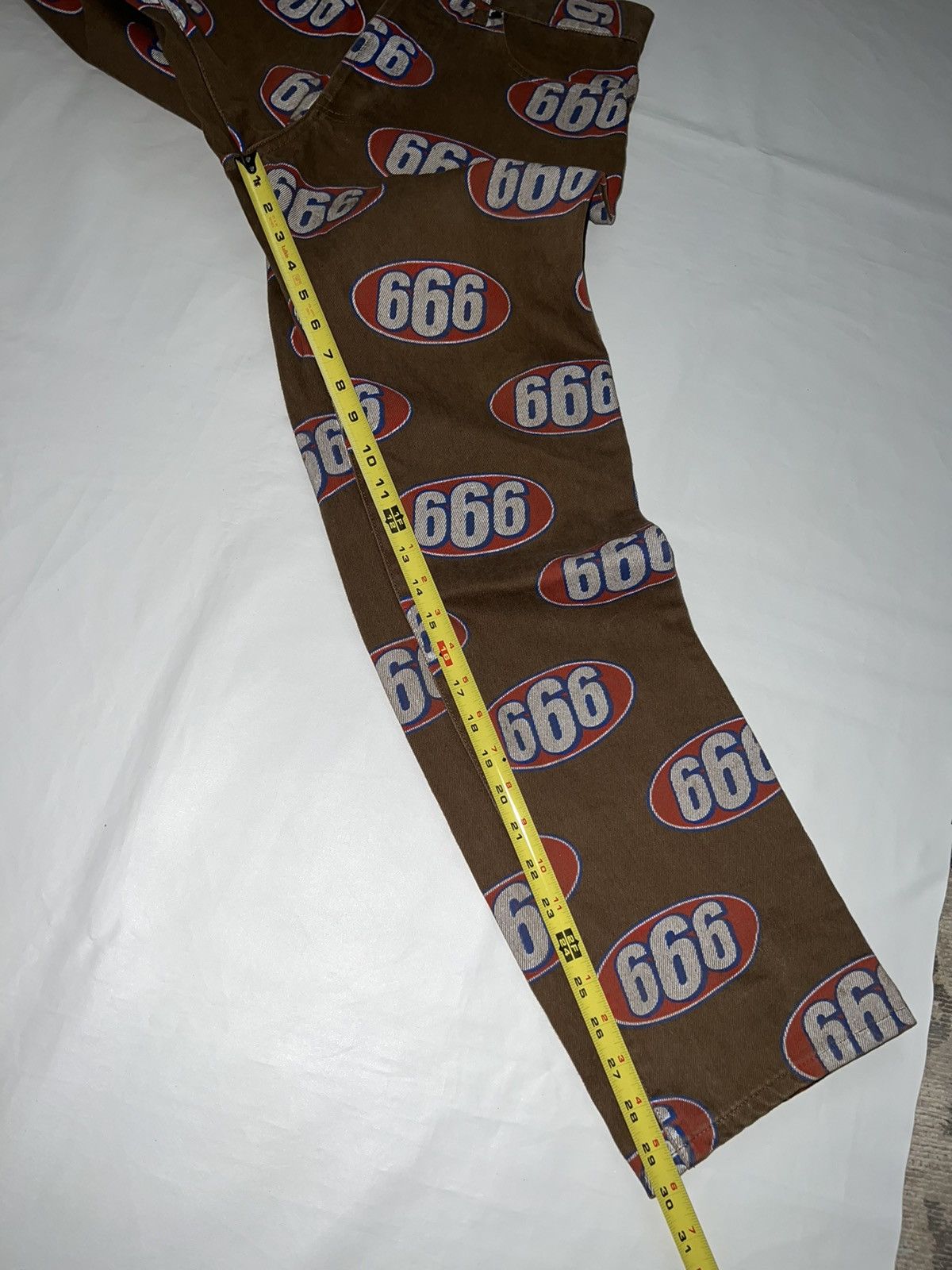 Supreme Supreme 666 Denim Pants Size US 32 / EU 48 - 7 Thumbnail