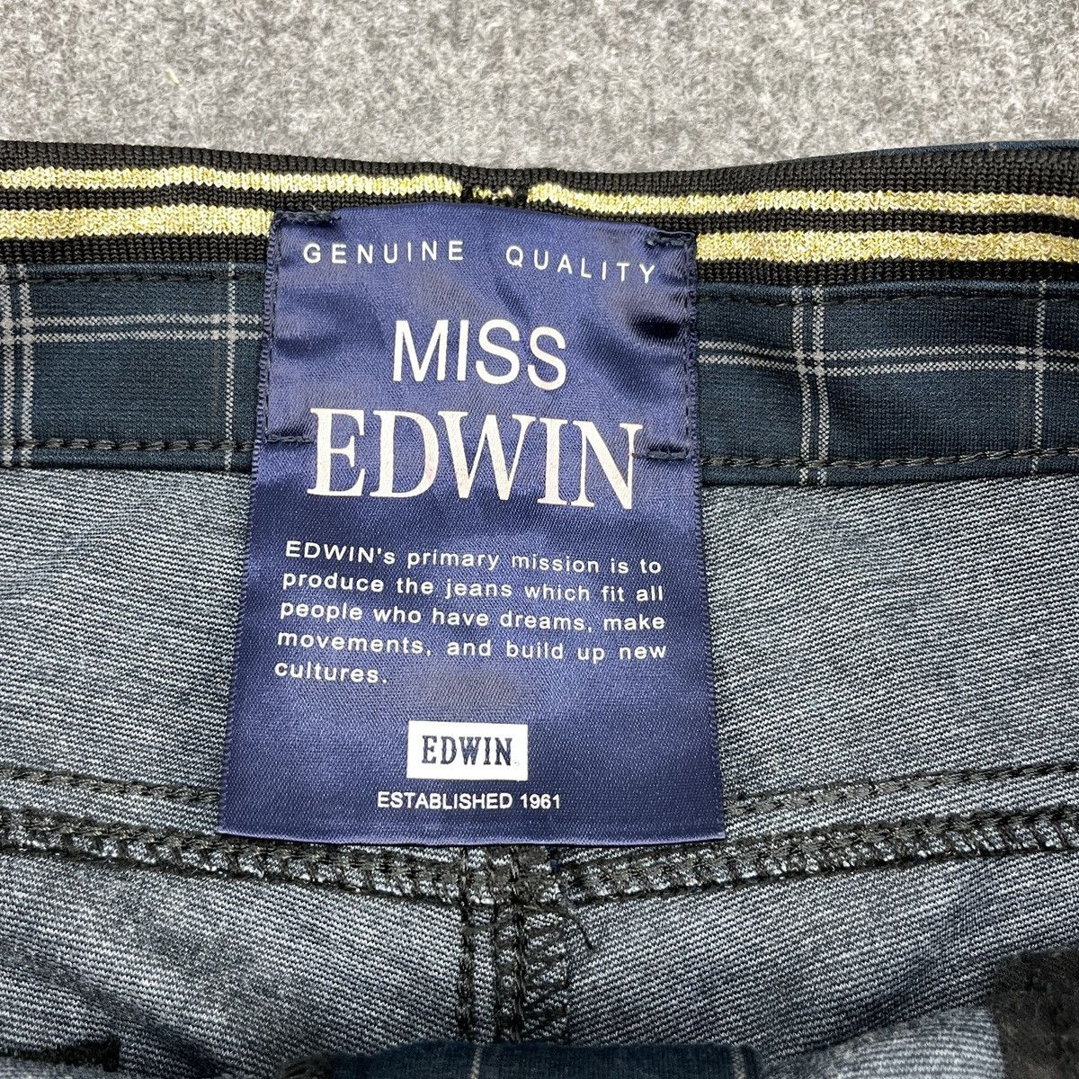 Edwin × Japanese Brand × Vintage Vintage Miss Edwin Box Pants Nice Design Size 31" - 4 Thumbnail