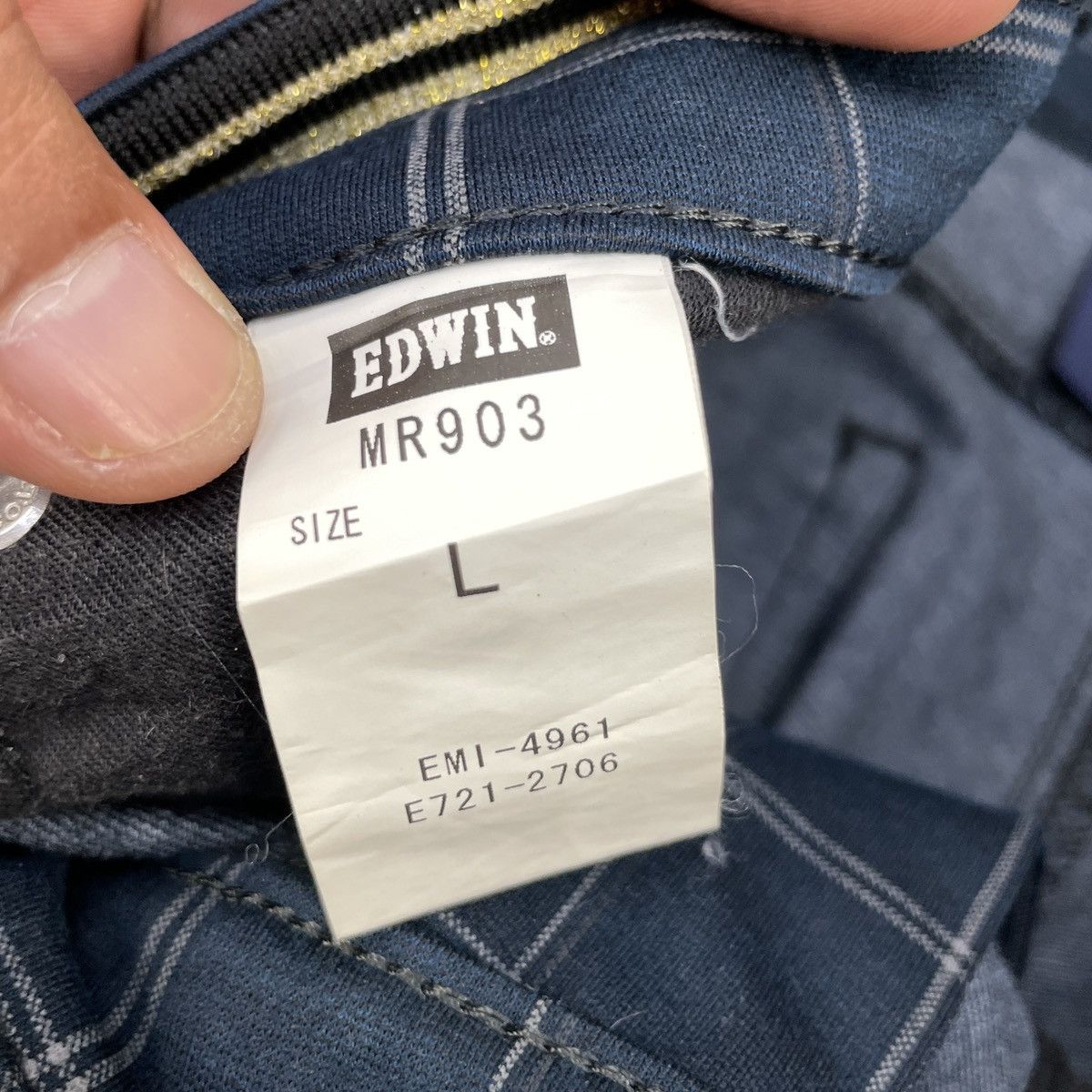 Edwin × Japanese Brand × Vintage Vintage Miss Edwin Box Pants Nice Design Size 31" - 5 Thumbnail
