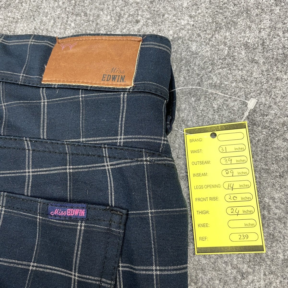 Edwin × Japanese Brand × Vintage Vintage Miss Edwin Box Pants Nice Design Size 31" - 3 Thumbnail