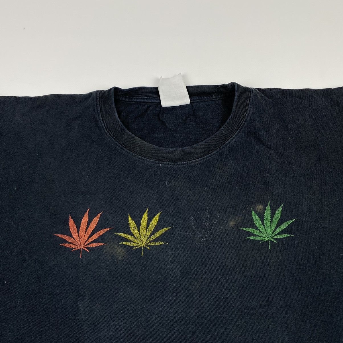 Rap Tees Rare! 90’s Vintage Ganja Jamaica No Problem Bob Marley Style Size US M / EU 48-50 / 2 - 8 Thumbnail