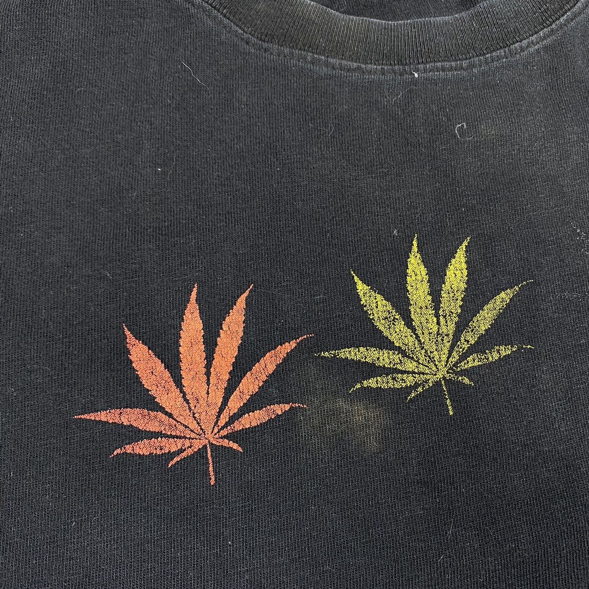 Rap Tees Rare! 90’s Vintage Ganja Jamaica No Problem Bob Marley Style Size US M / EU 48-50 / 2 - 9 Thumbnail