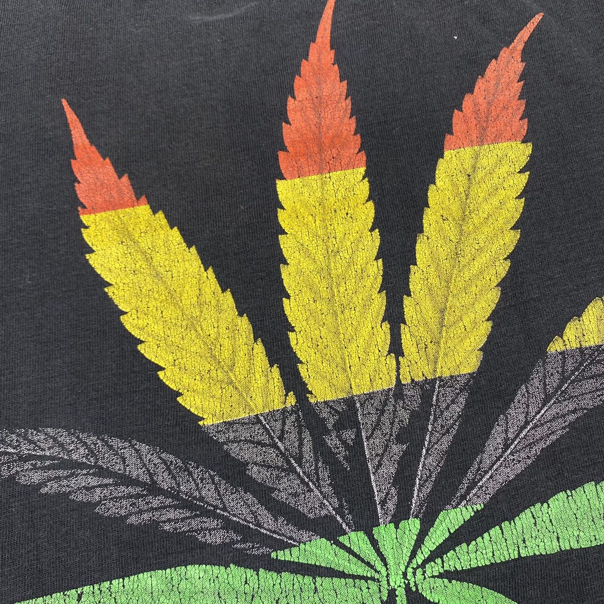 Rap Tees Rare! 90’s Vintage Ganja Jamaica No Problem Bob Marley Style Size US M / EU 48-50 / 2 - 5 Thumbnail